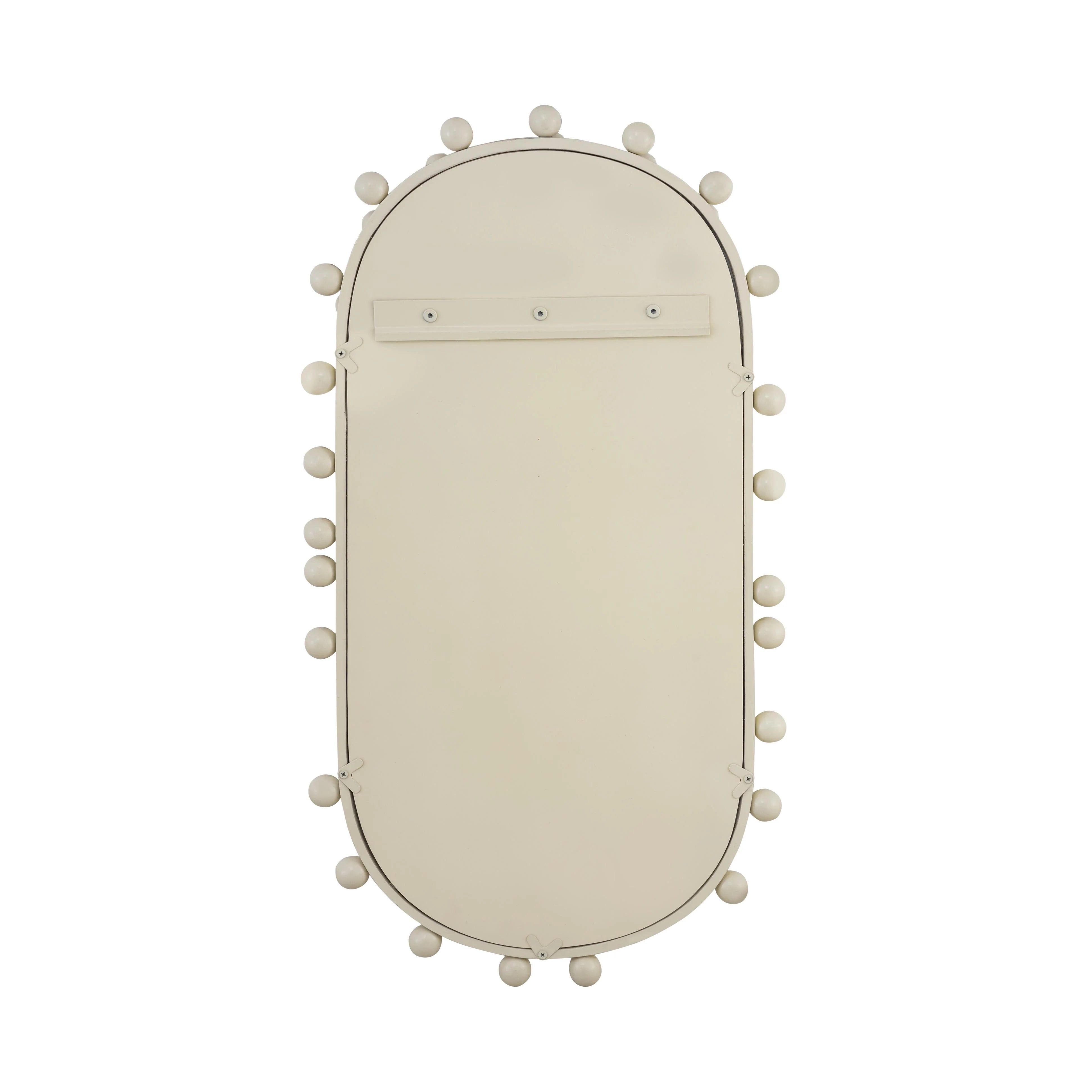 Miroir mural ovale grand format Bubbles Ivory