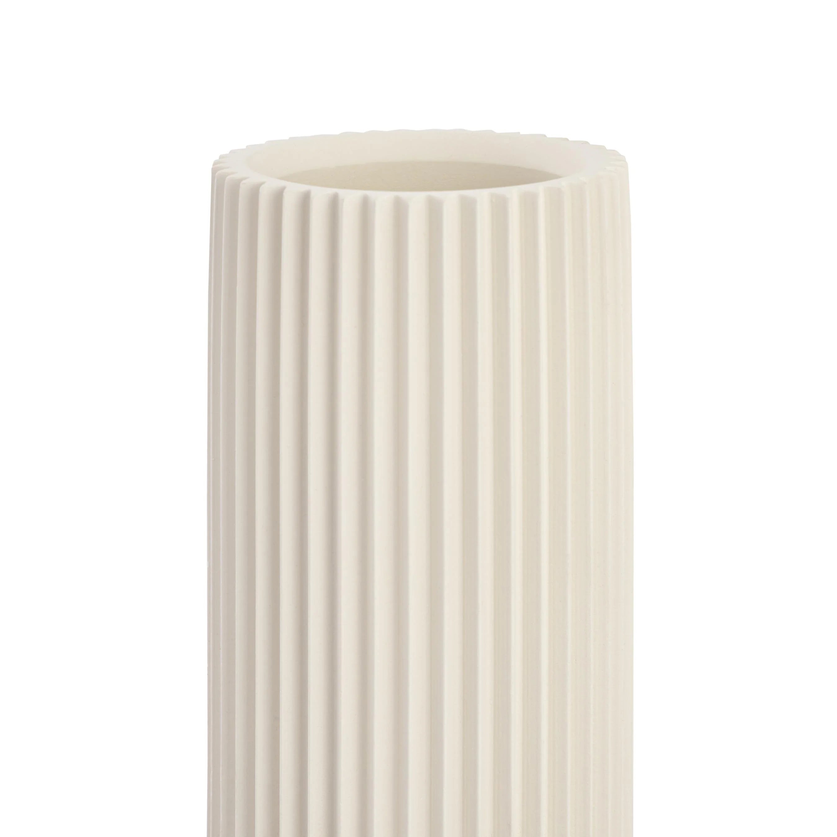 Vase de table en béton blanc Jenna