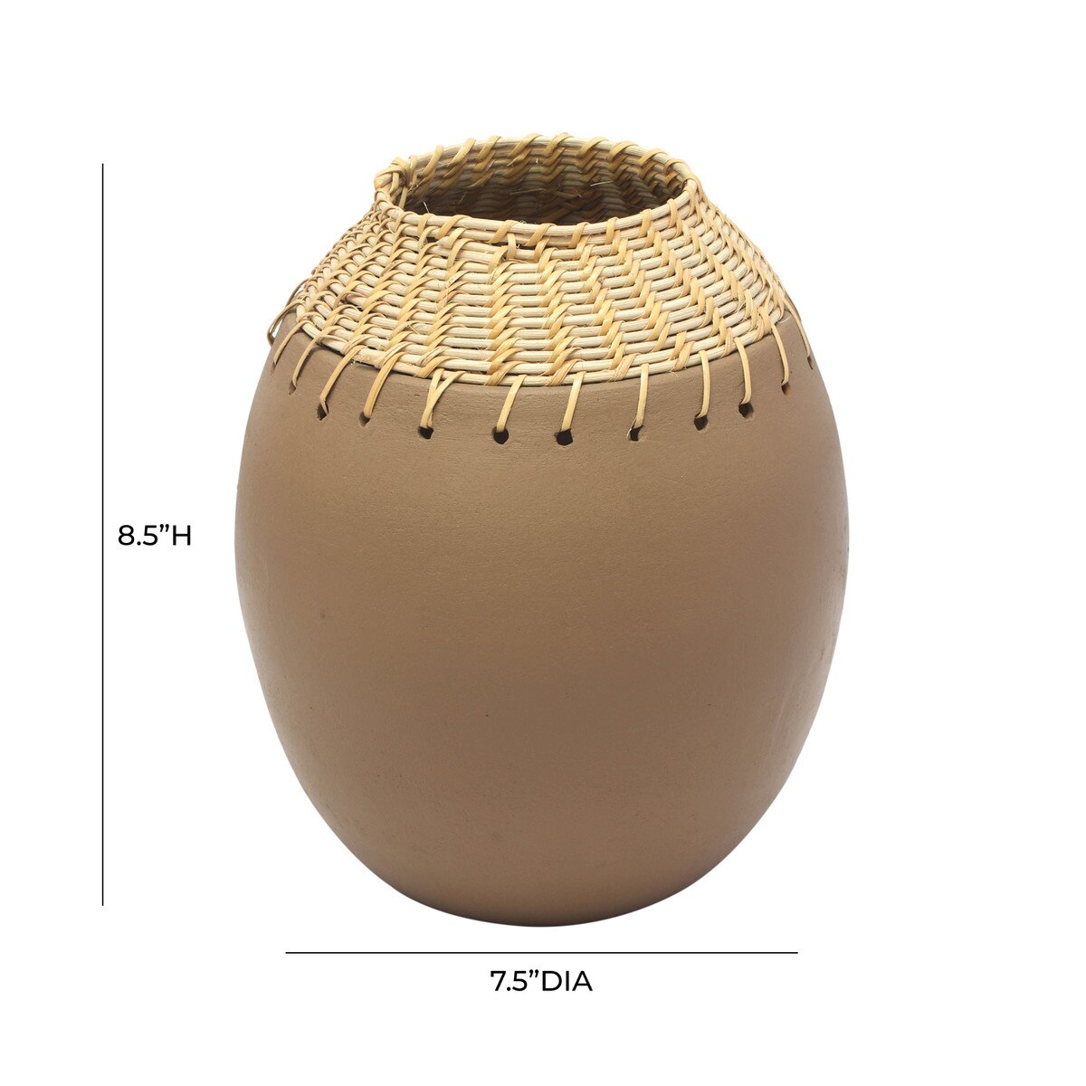 Vase en terre cuite naturelle Souk