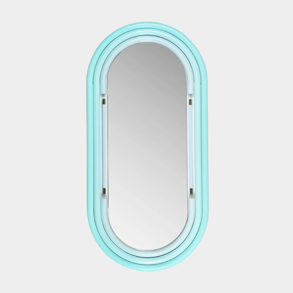 Neon Large Wall Mirror in Blue