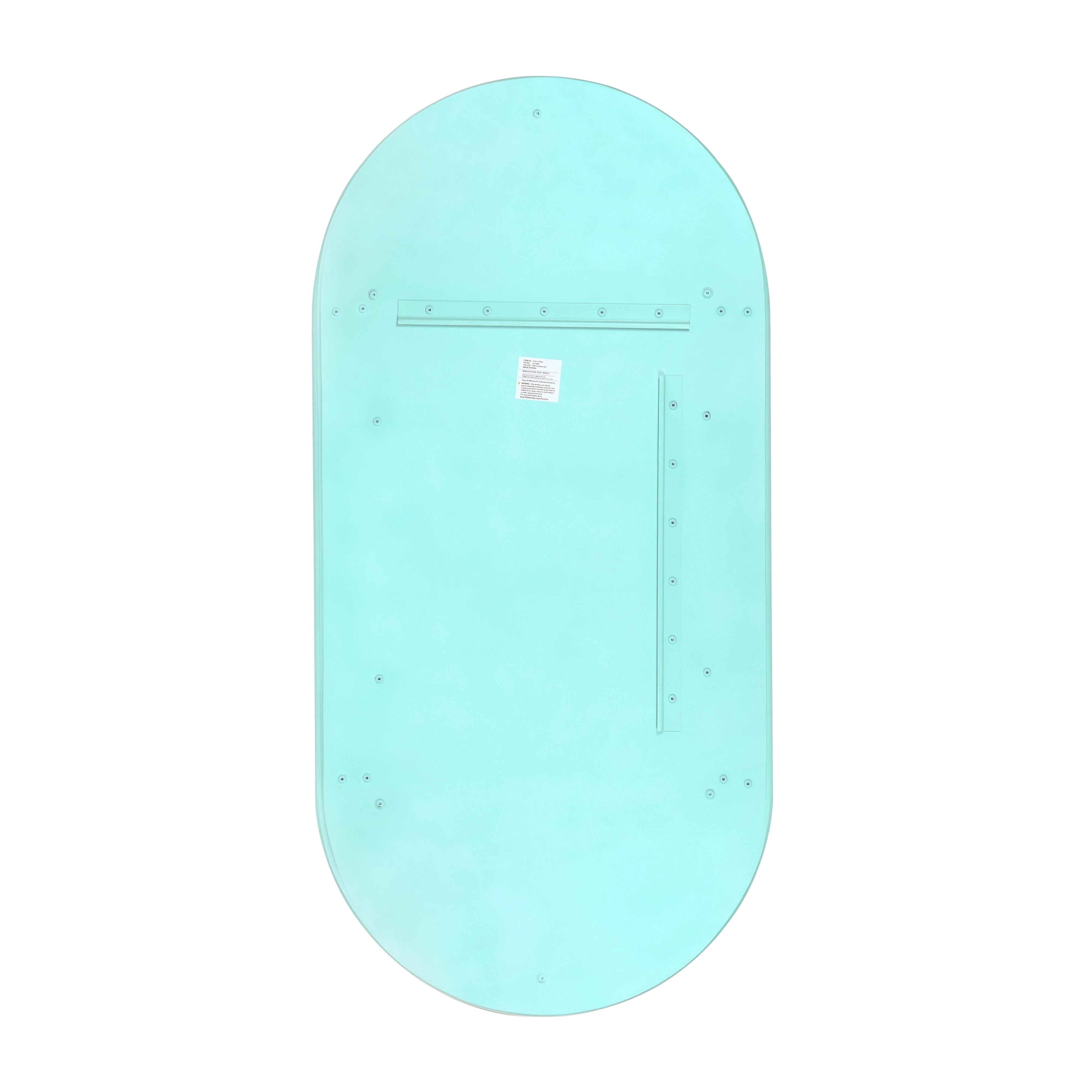 Neon Oval Wall Mirror (26"X50"-28"X58")