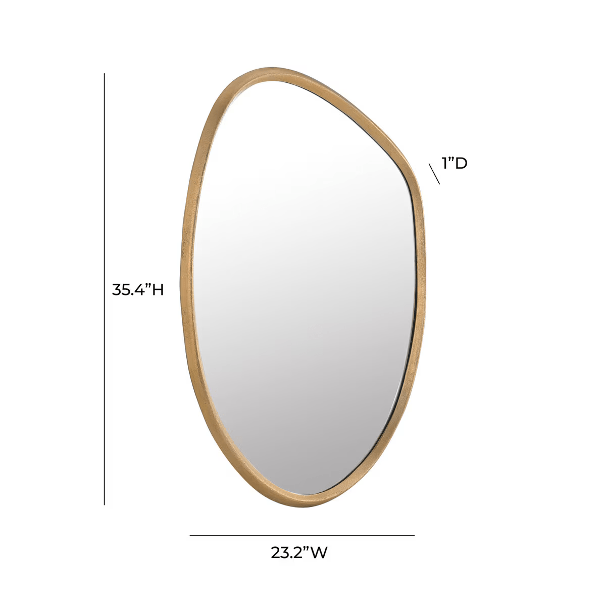 Mika Gold Wall Mirror