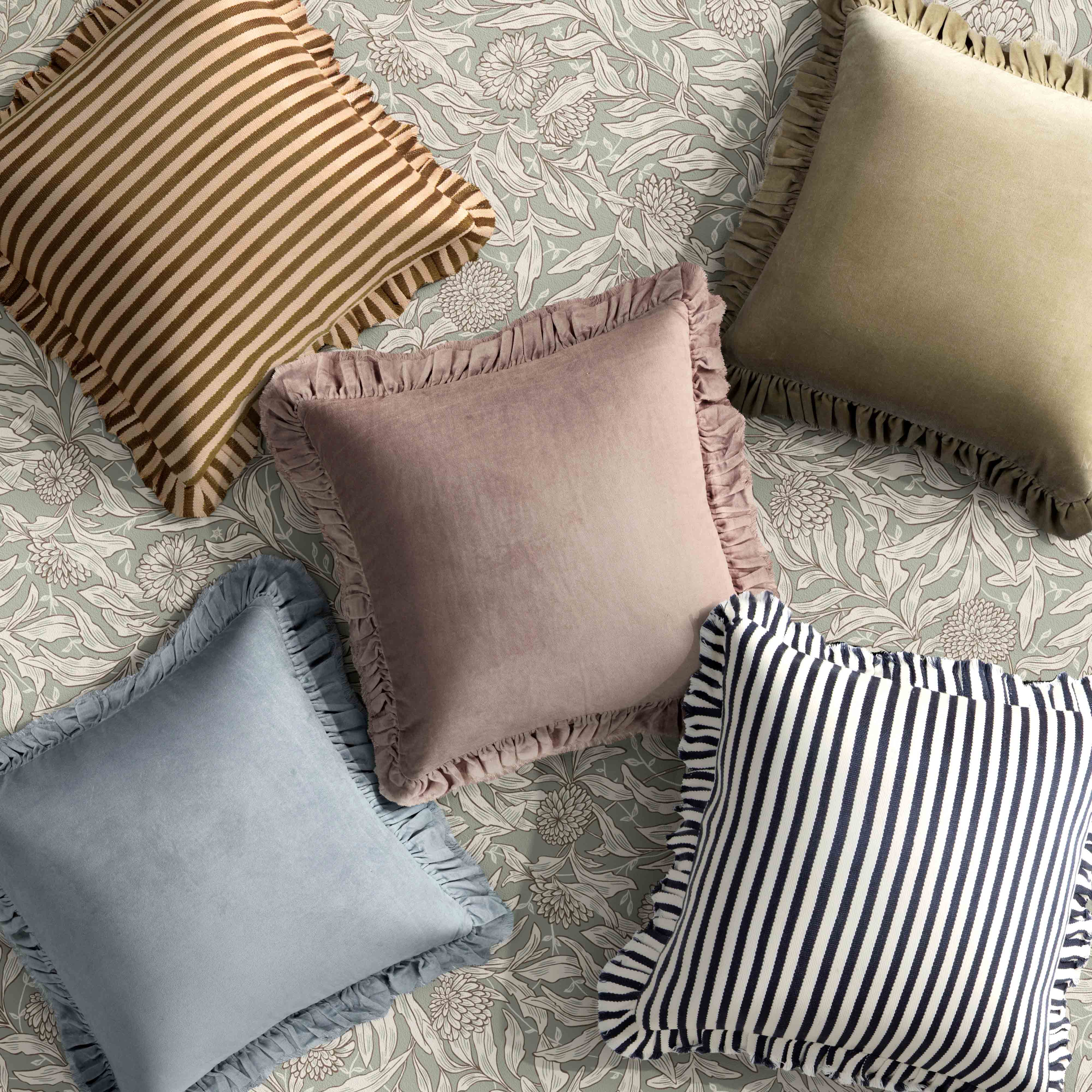 Alessia 20.5" Distressed Velvet Square Throw Pillow