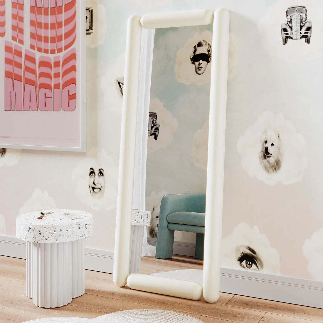 Cozzi Large Floor Mirror
