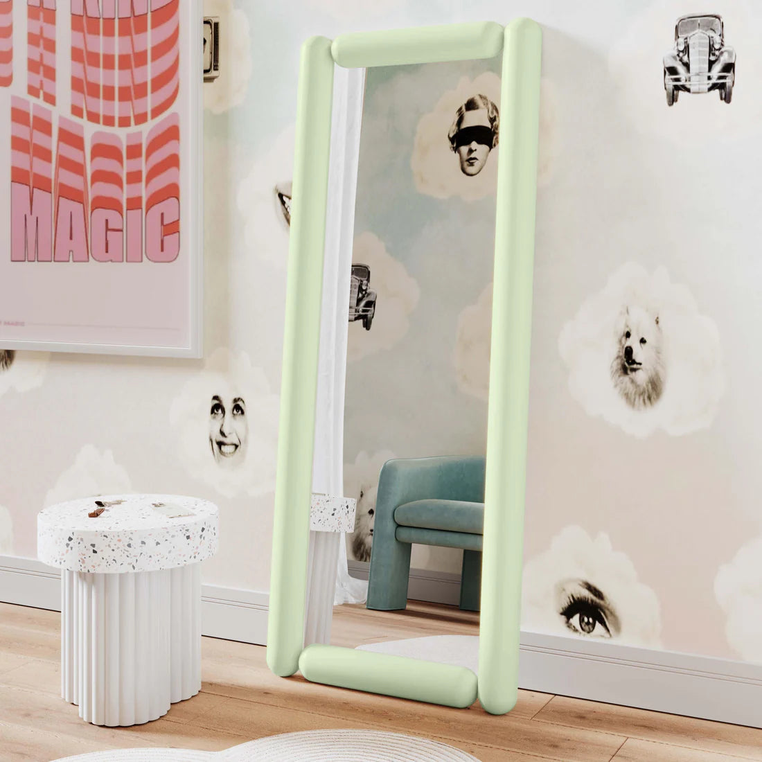 Cozzi Large Floor Mirror
