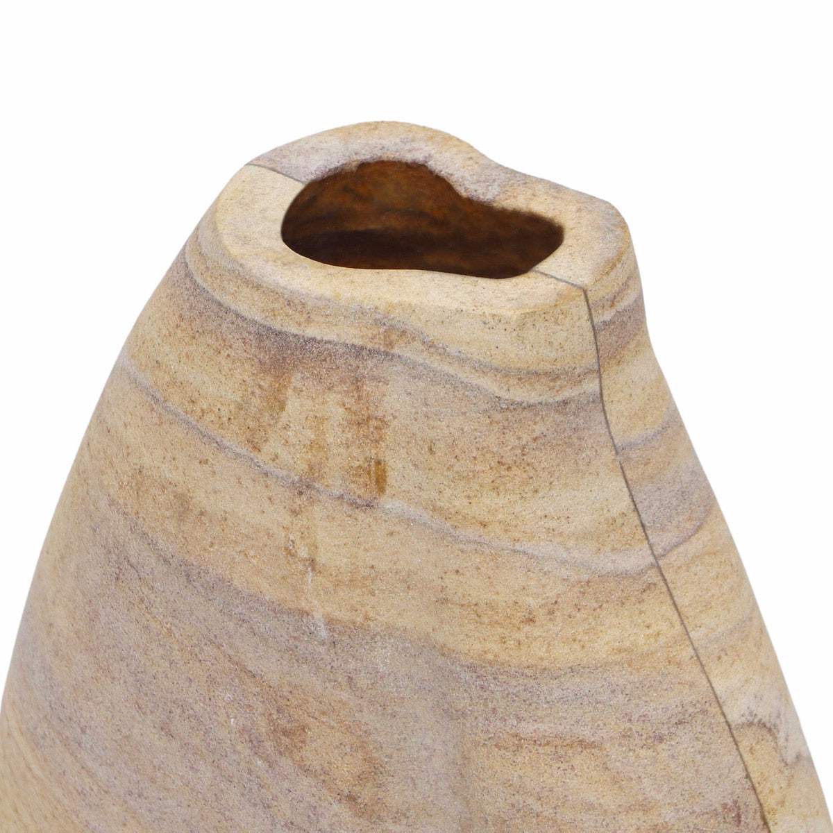 Saava Sandstone Curved Vase