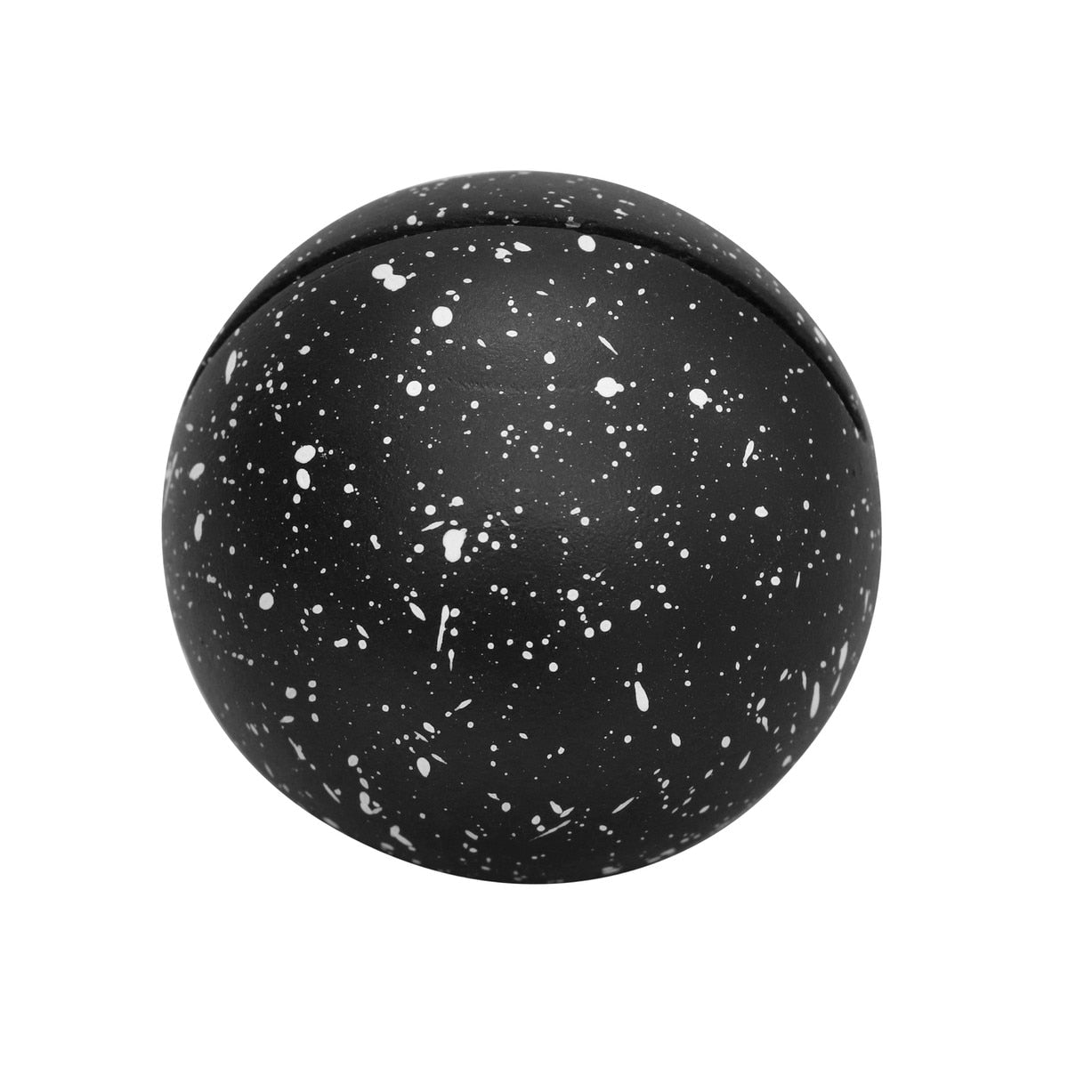 Gabby Speckled Black Round Card Holder - Set of 4