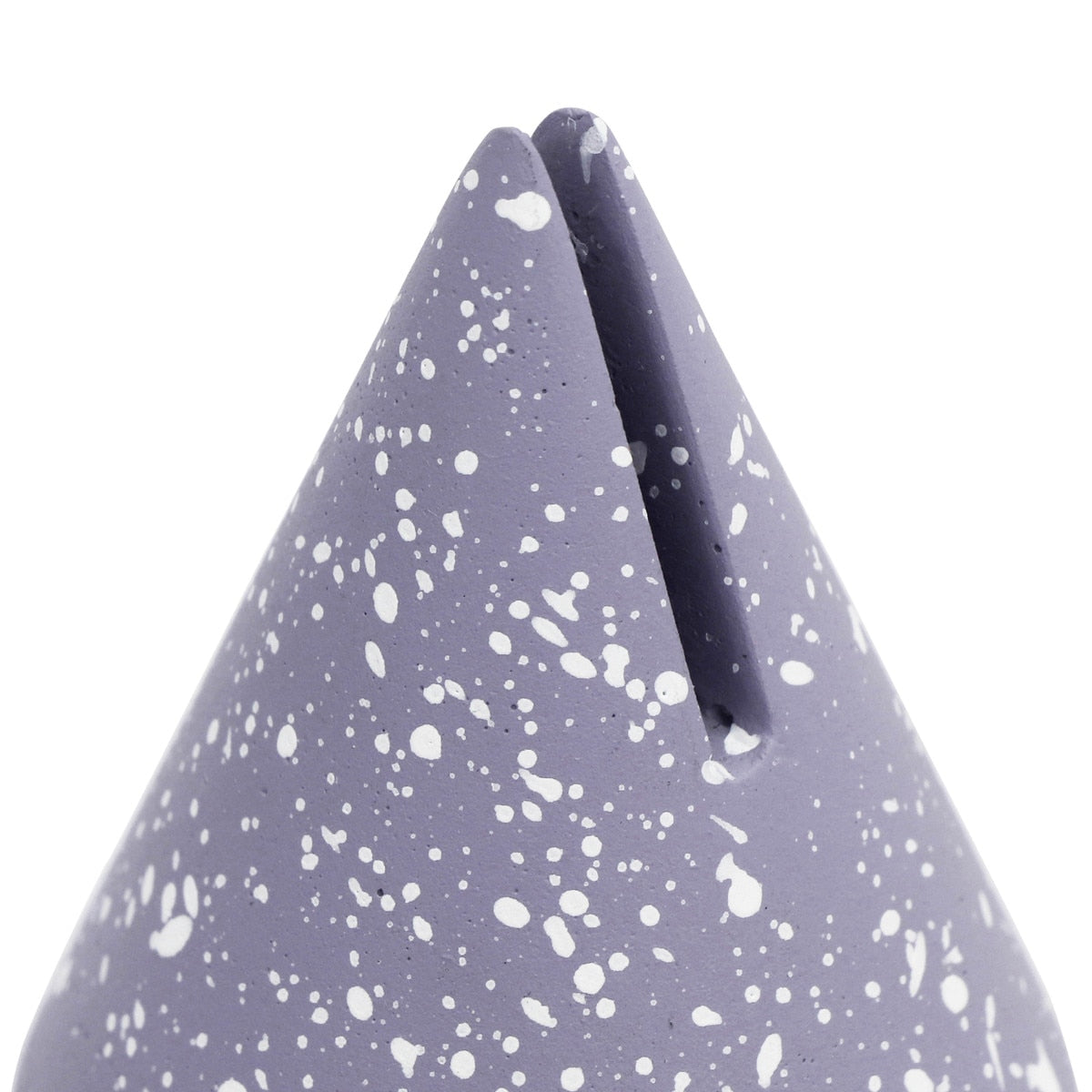 Gabby Speckled Purple Cone Card Holder - Set of 4