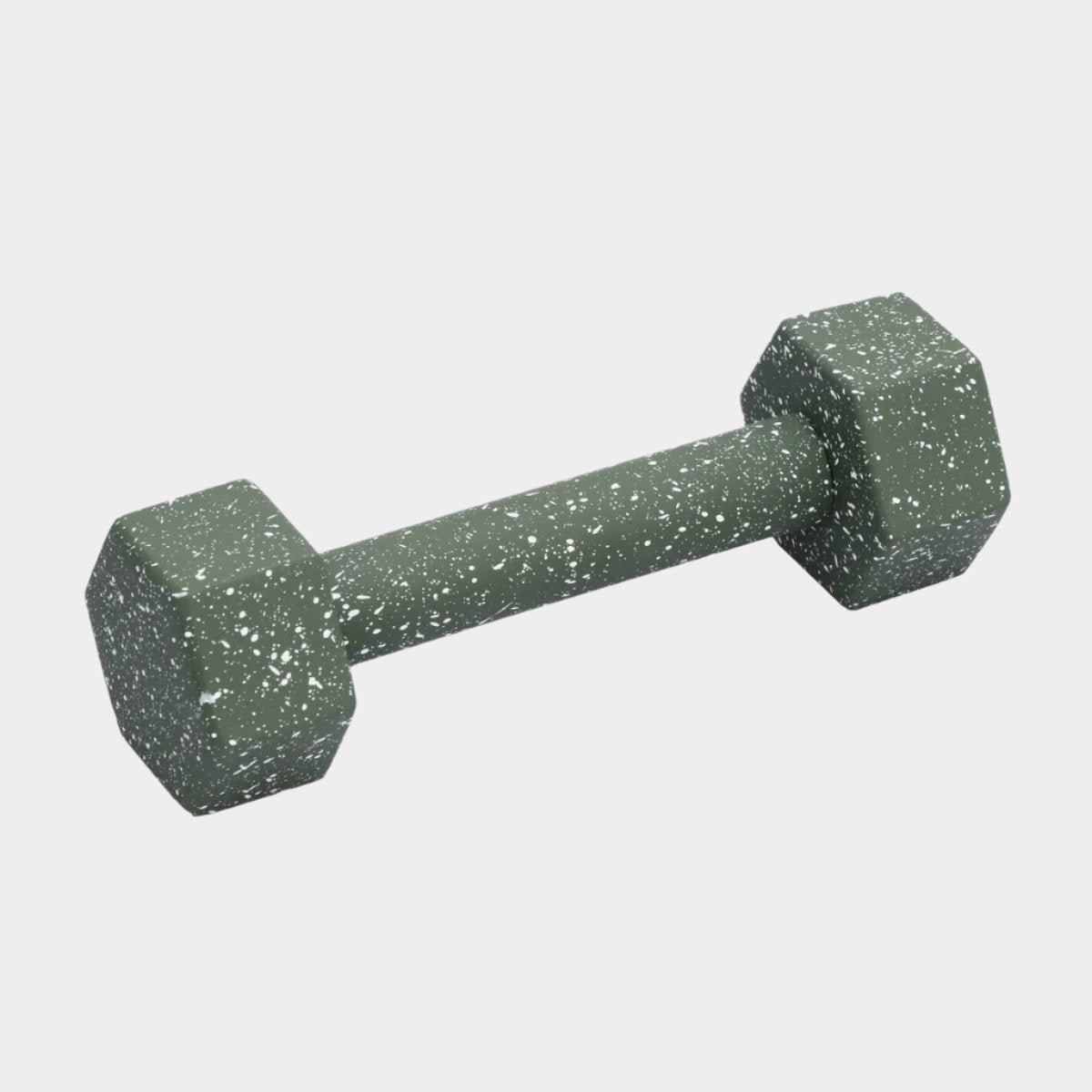 Gabby Speckled Army Green Decorative Dumbbell