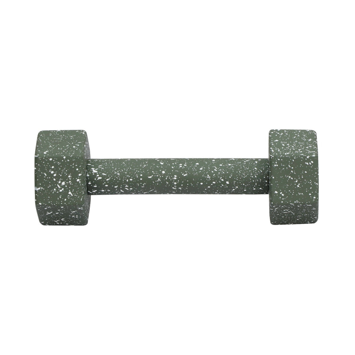 Gabby Speckled Army Green Decorative Dumbbell