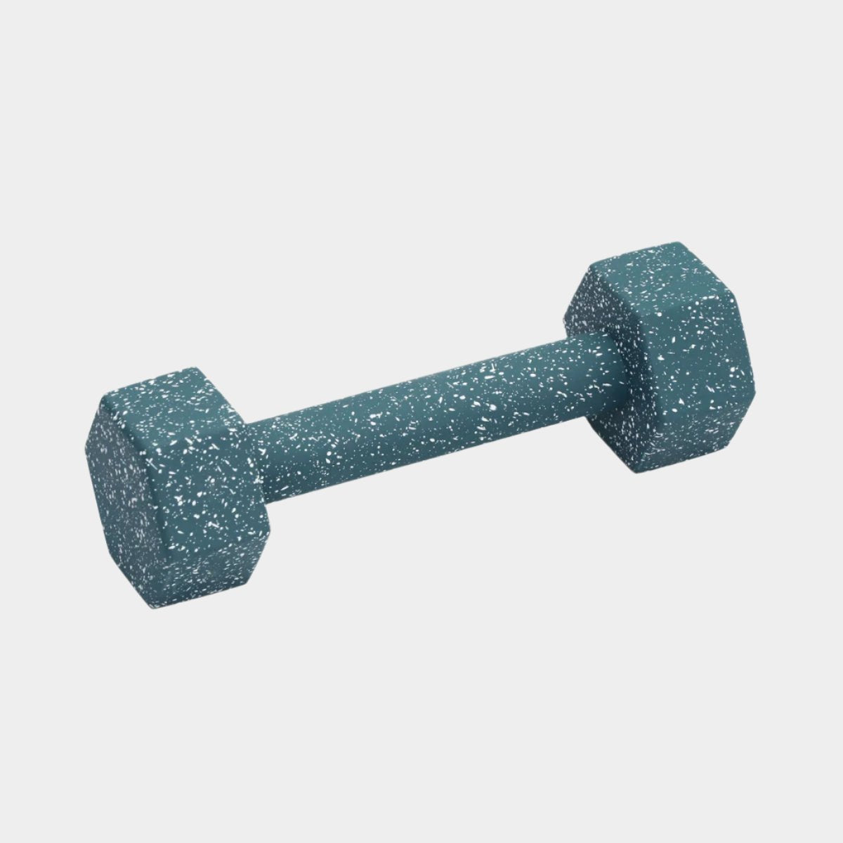 Gabby Speckled Blue Decorative Dumbbell