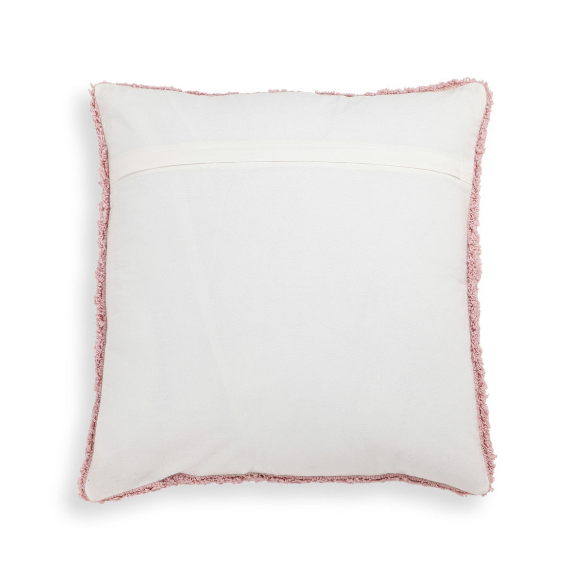 Blossom Tufted Cotton 20" Square Accent Pillow