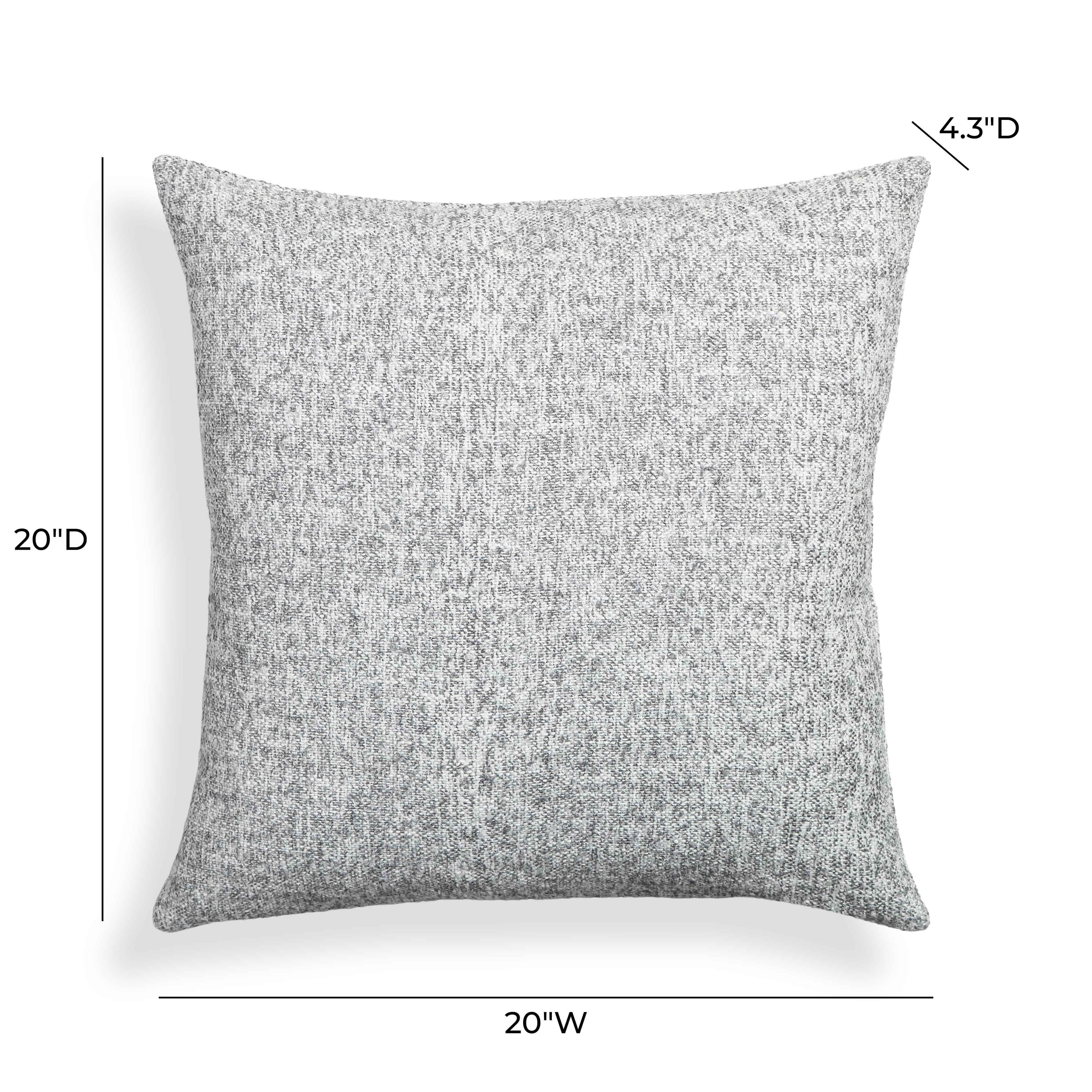 Poh 20" Boucle Square Throw Pillow