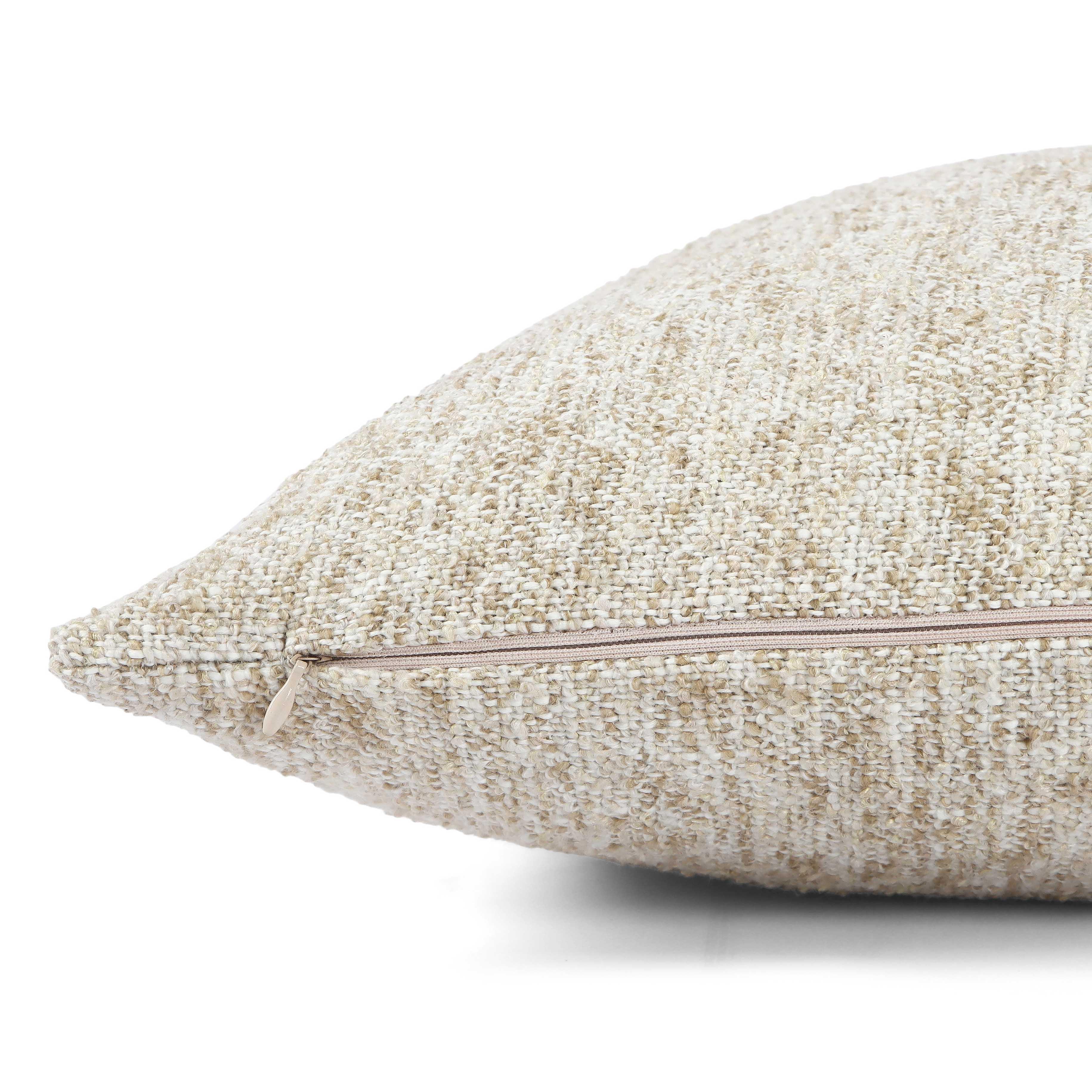 Poh 20" Boucle Square Throw Pillow