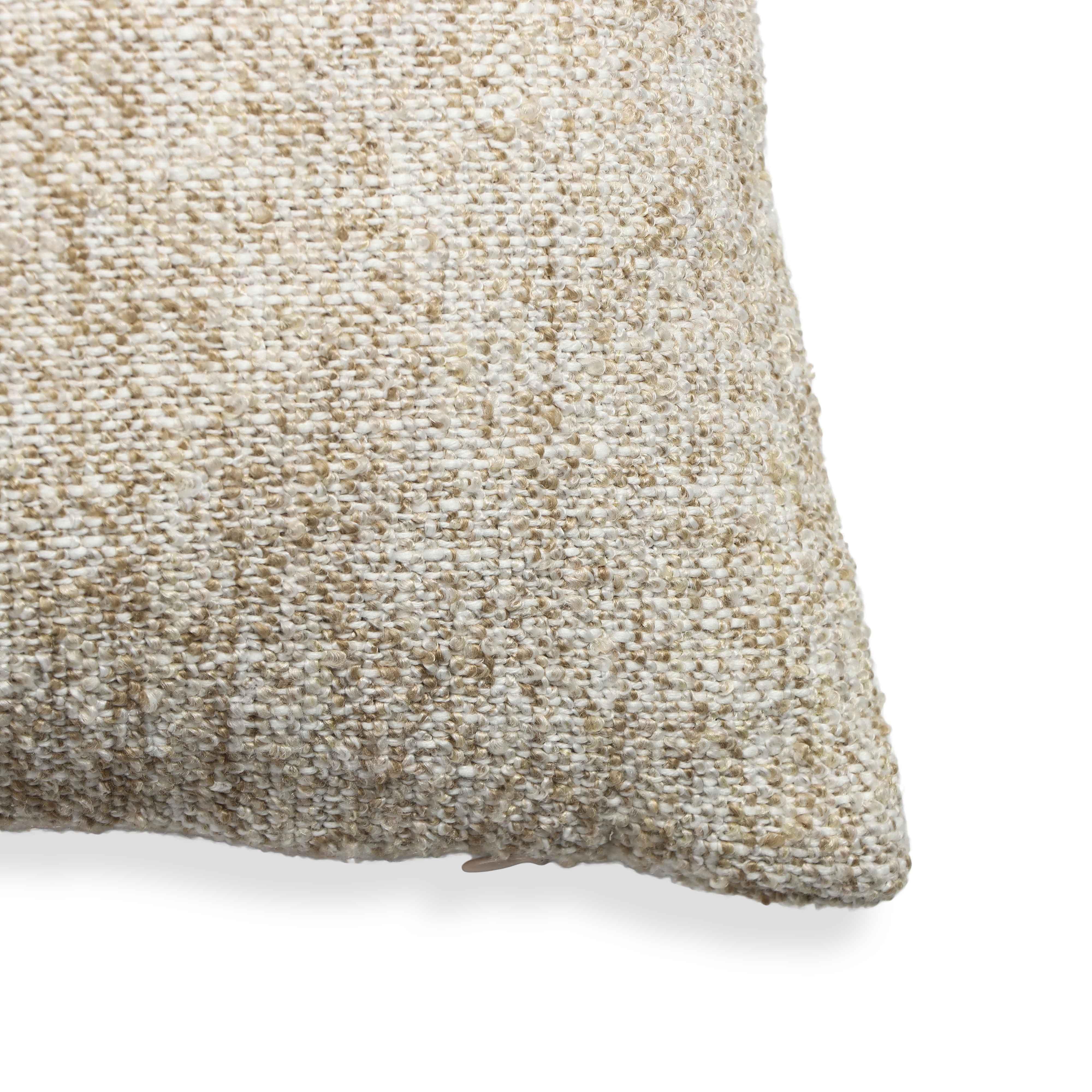 Poh 20" Boucle Square Throw Pillow