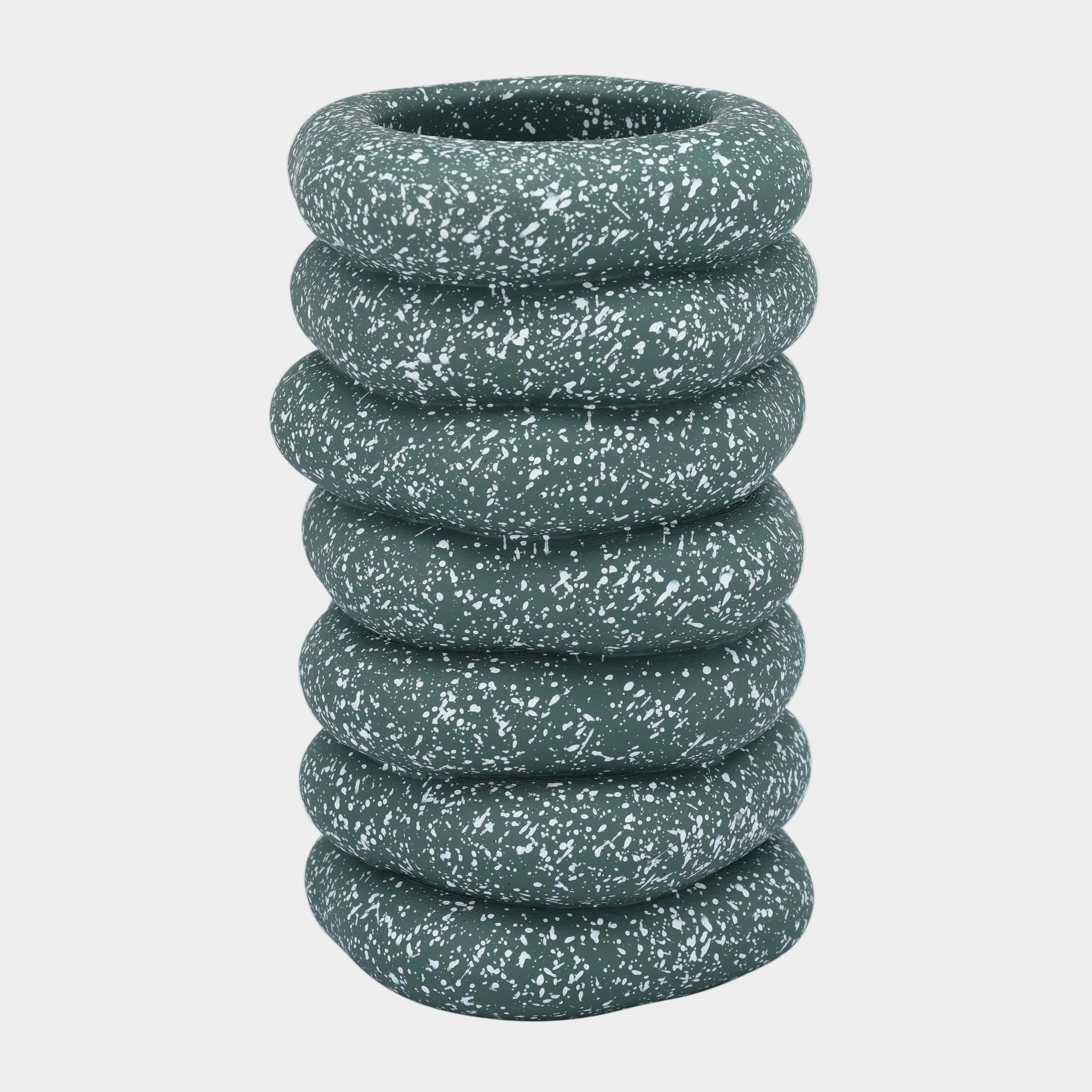 Gabby Speckled Cairn Vase