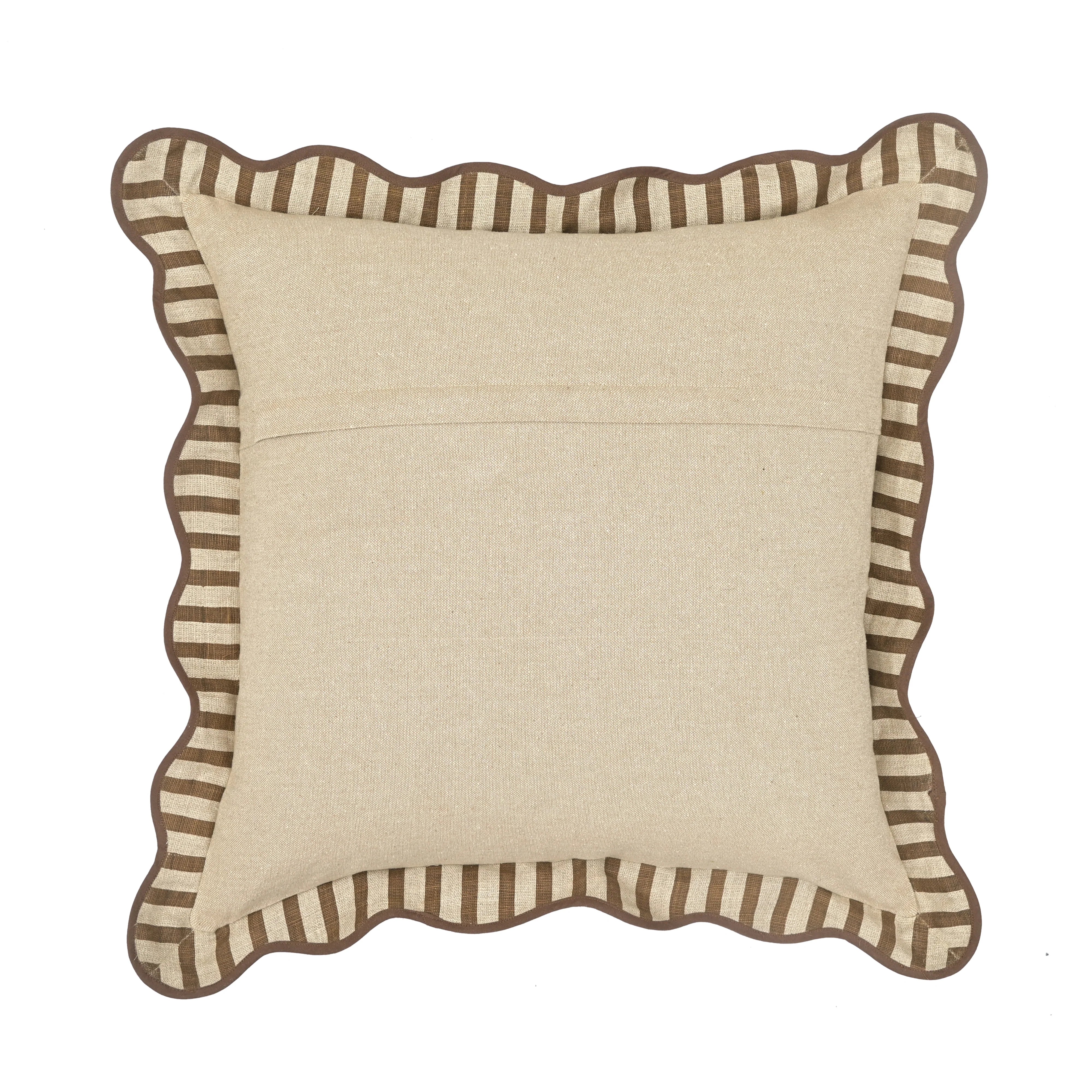 Striped 20" Linen Throw Pillow