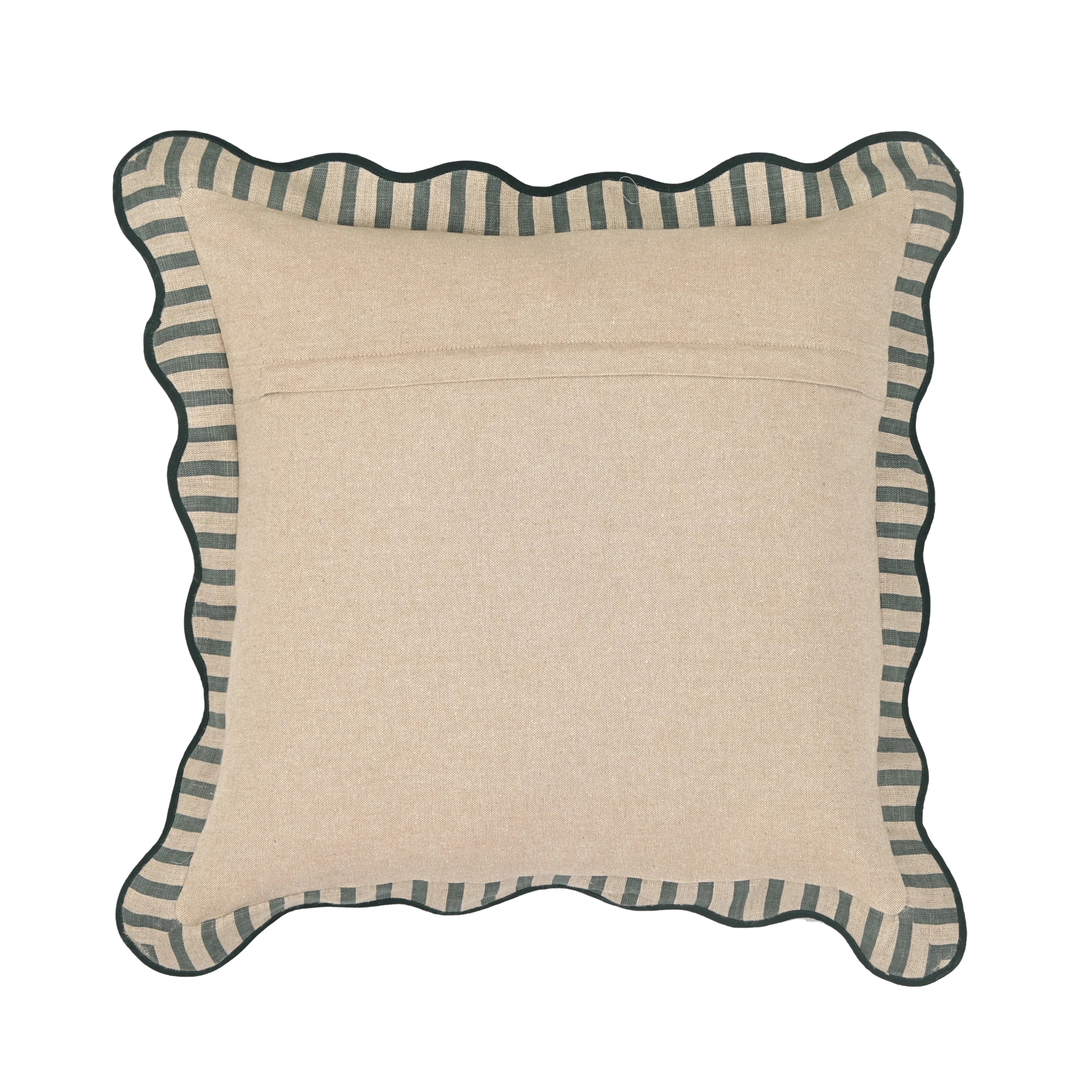 Striped 20" Linen Throw Pillow