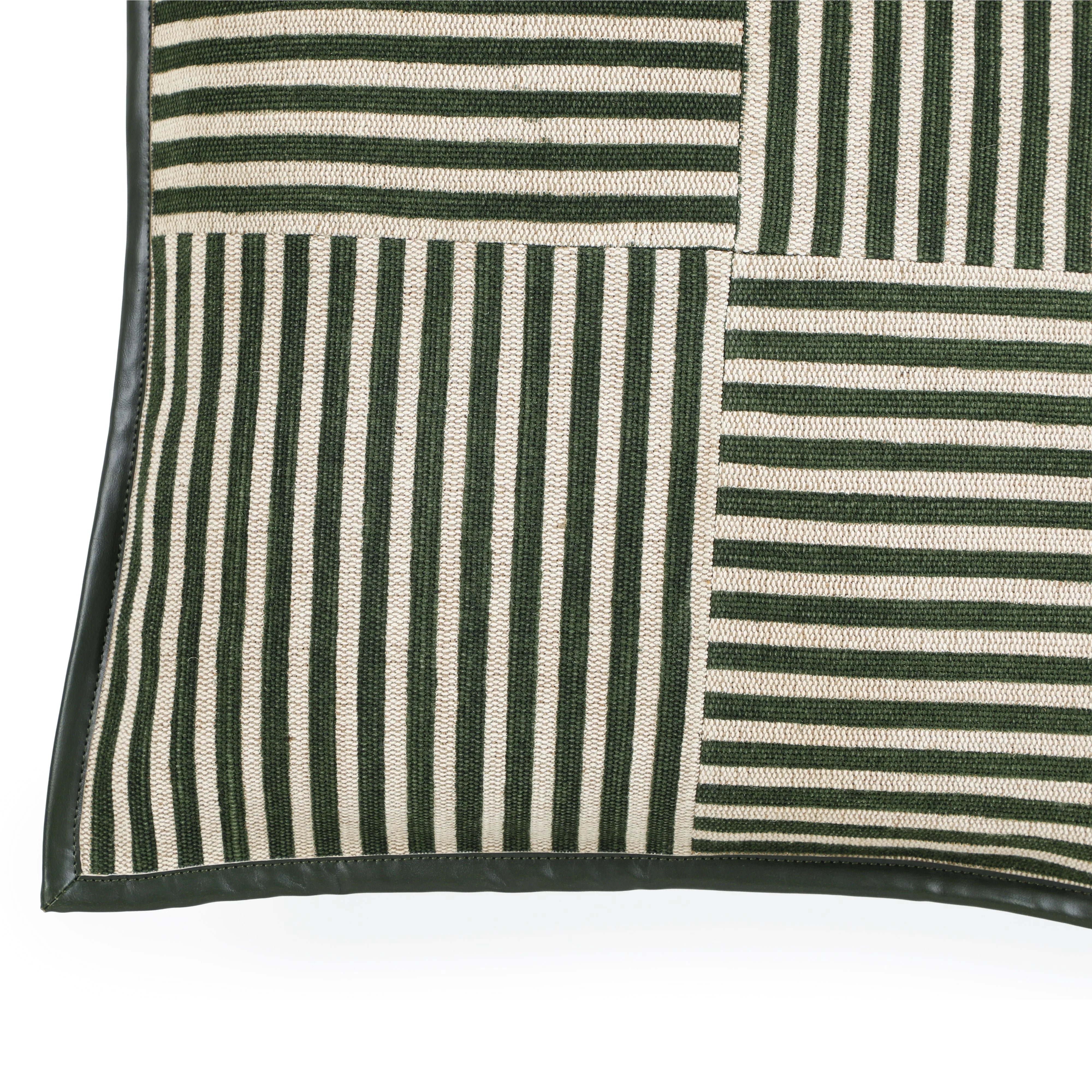 Kora 20" Cotton Jute Contract-Grade Throw Pillow