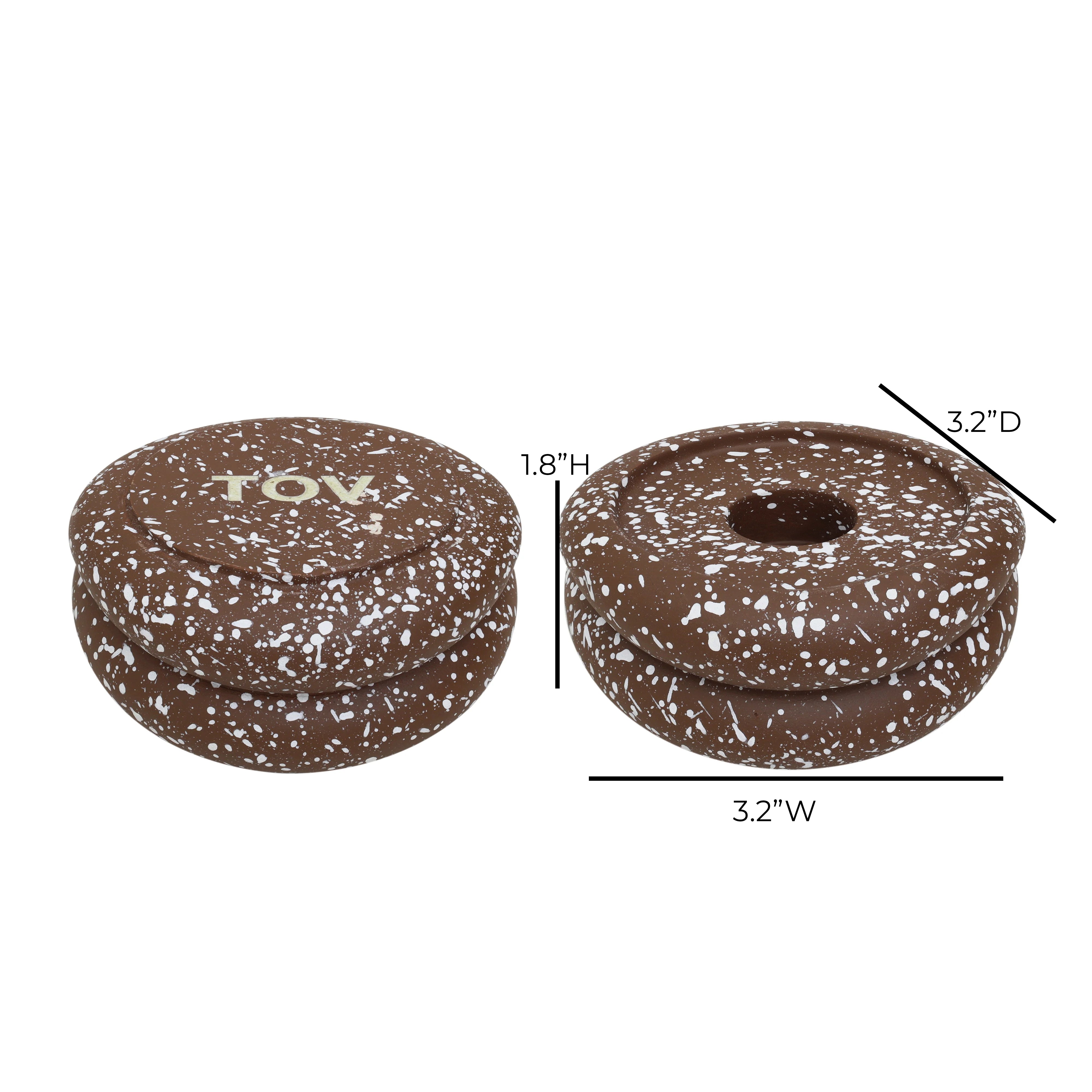Gabby Stacking Candle Holder - Set of 2