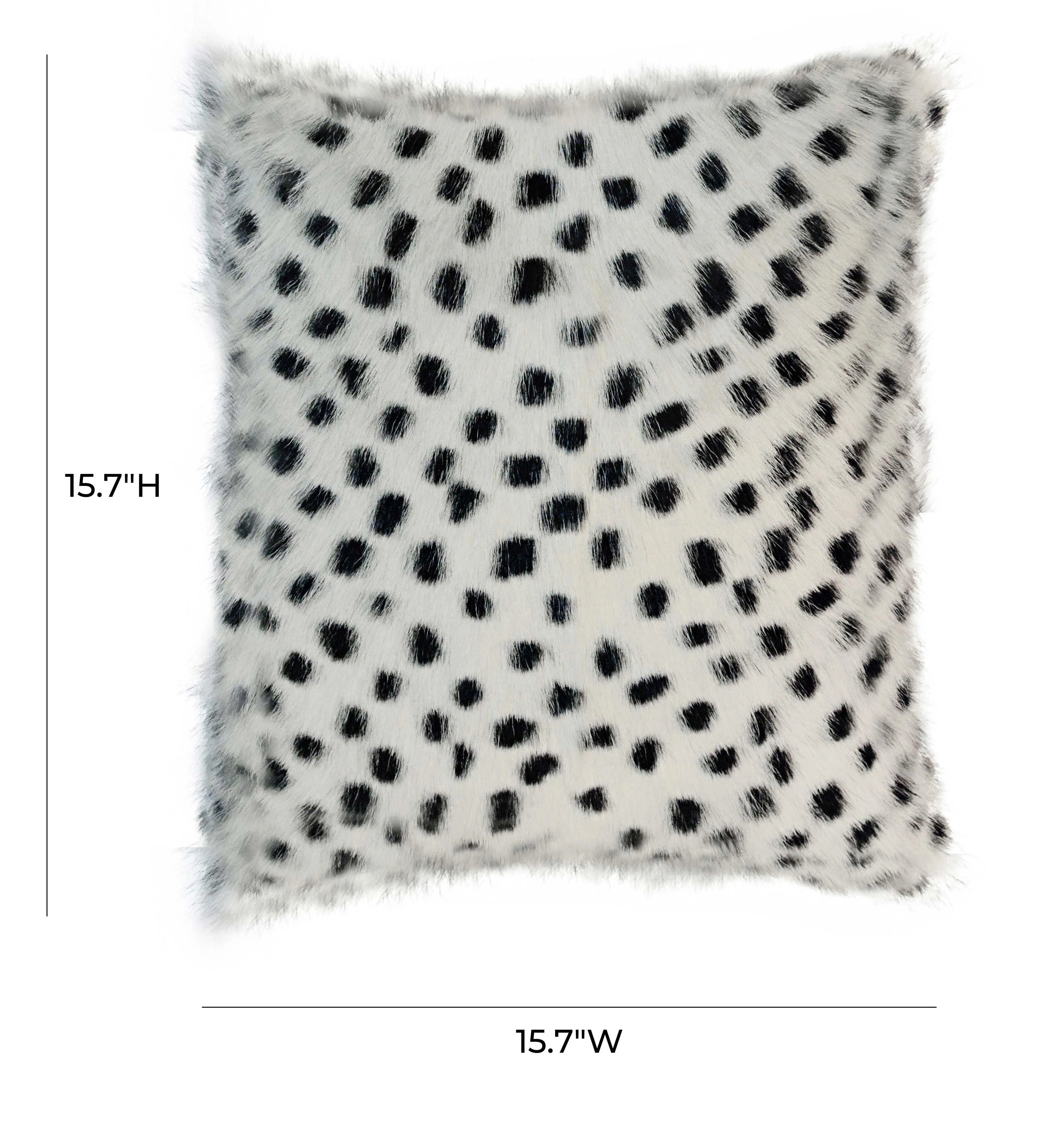 Genuine Goatskin Throw Pillow (20"X12"-16"X16")