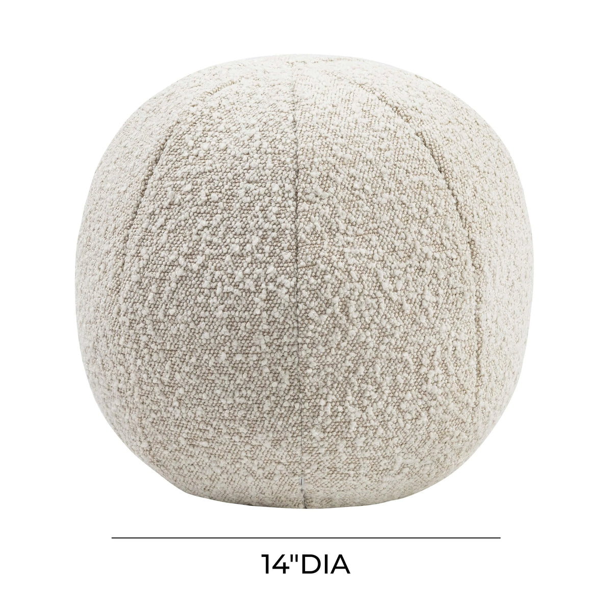 Boba Boucle Ball Throw Pillow (9"-14")