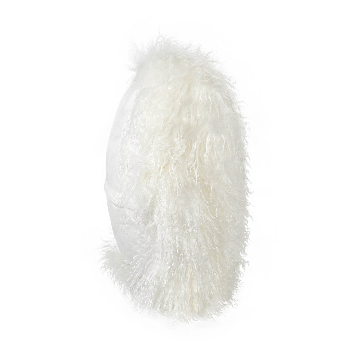 New Zealand 16" Sheepskin Round Throw Pillow