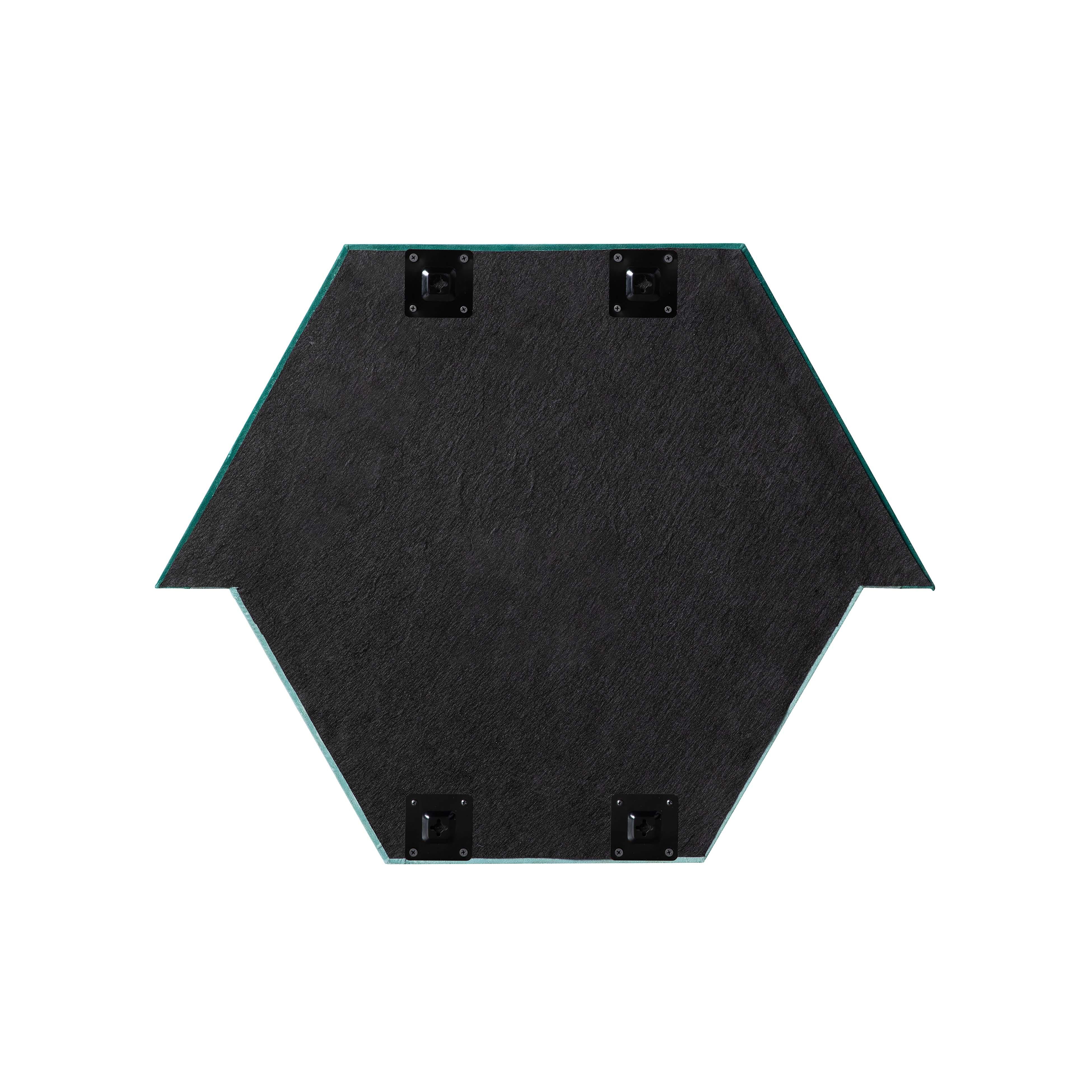 Lally 31.5"X24" Velvet Prism Wall Mirror