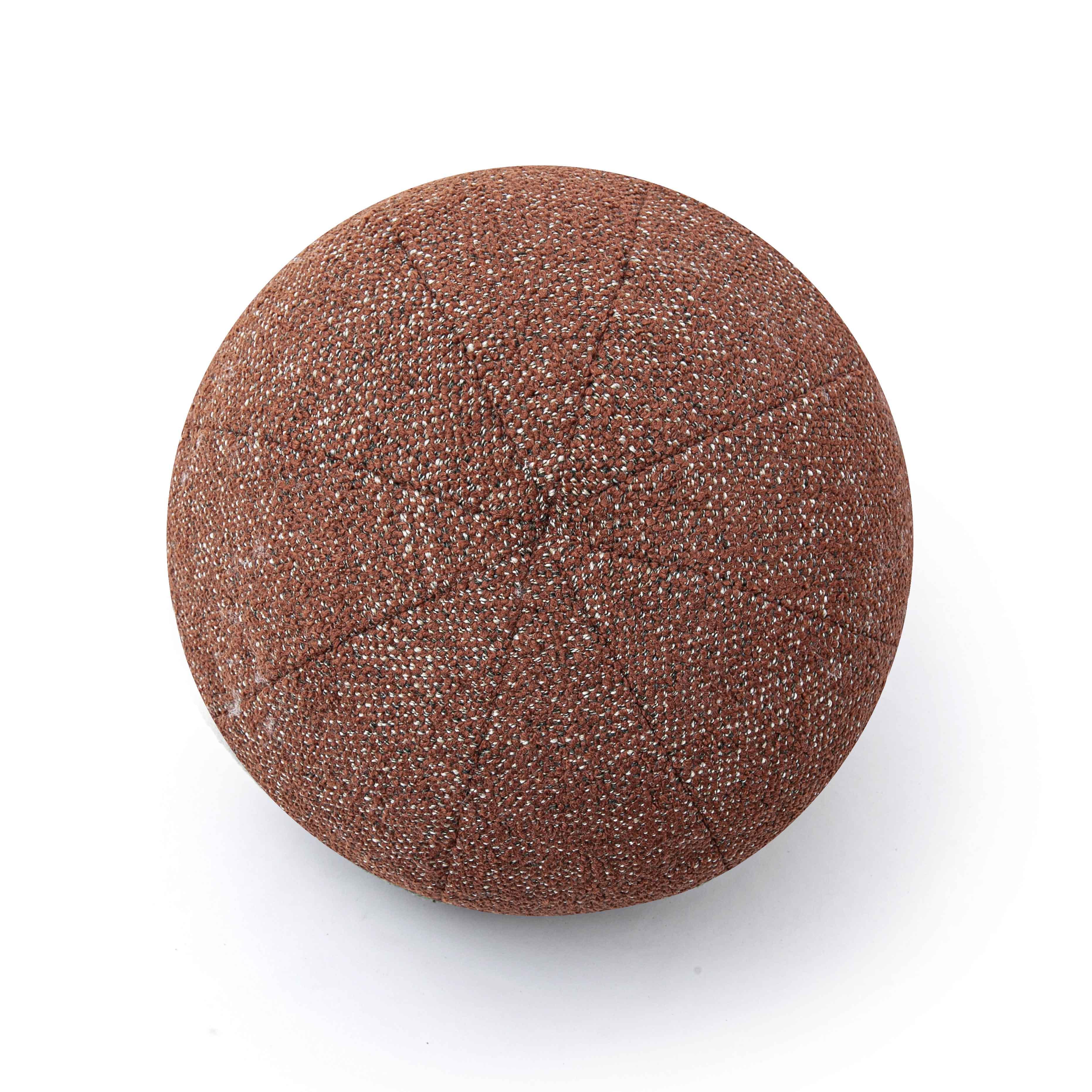Boba Textured Basketweave Ball Throw Pillow (9"-14")