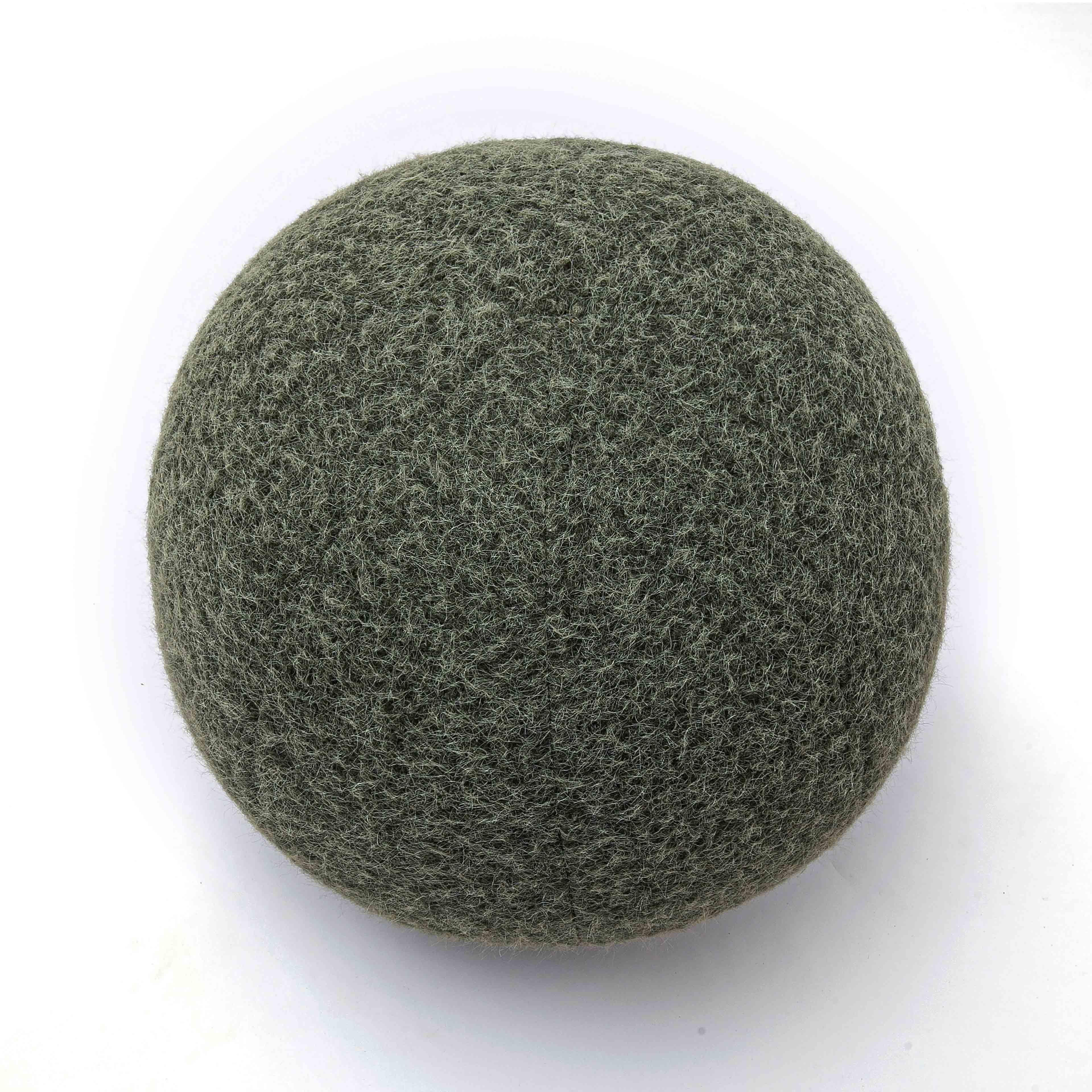 Boba Long Mohair Ball Throw Pillow (9"-14")