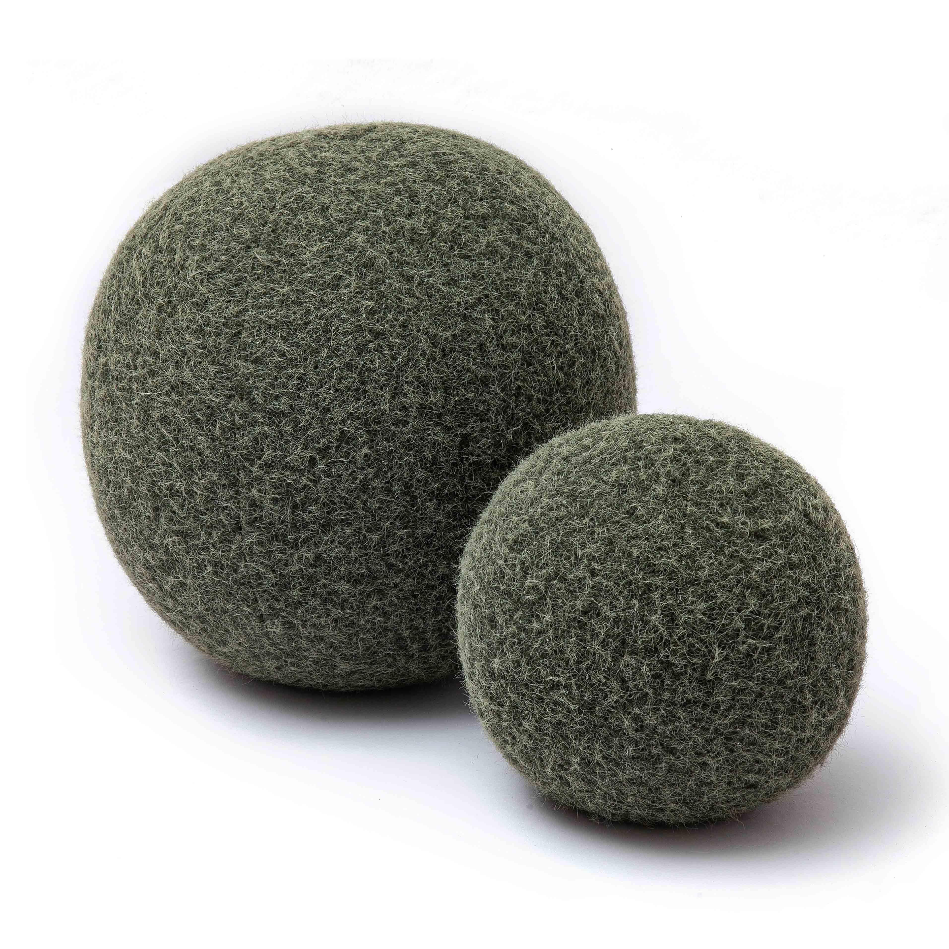 Boba Long Mohair Ball Throw Pillow (9"-14")