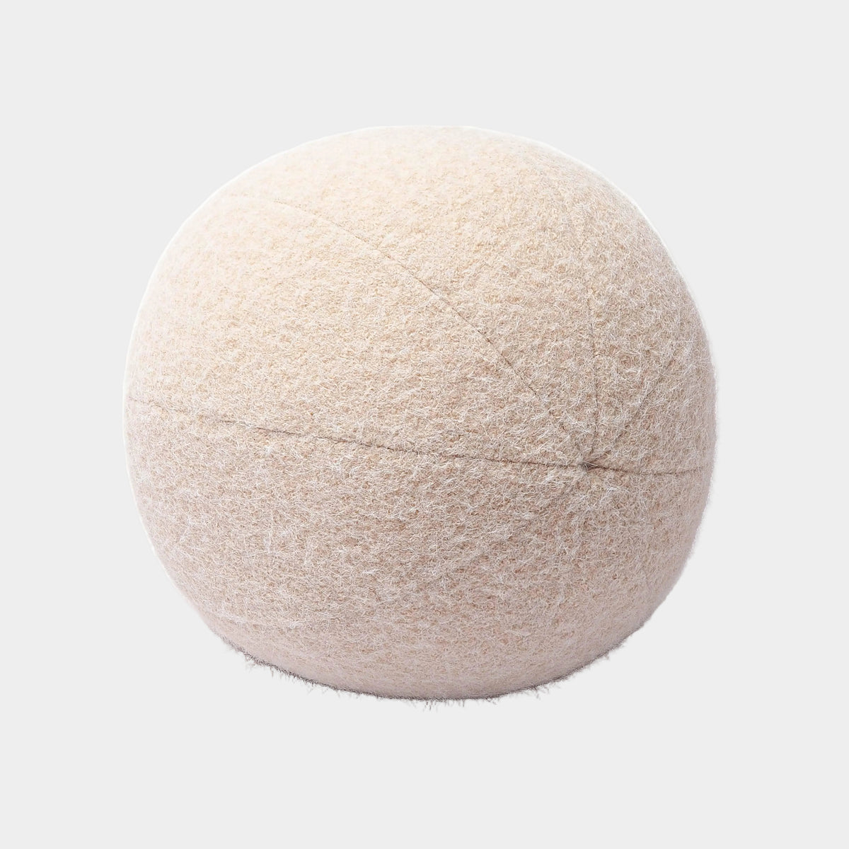 Boba Long Mohair Ball Throw Pillow (9"-14")