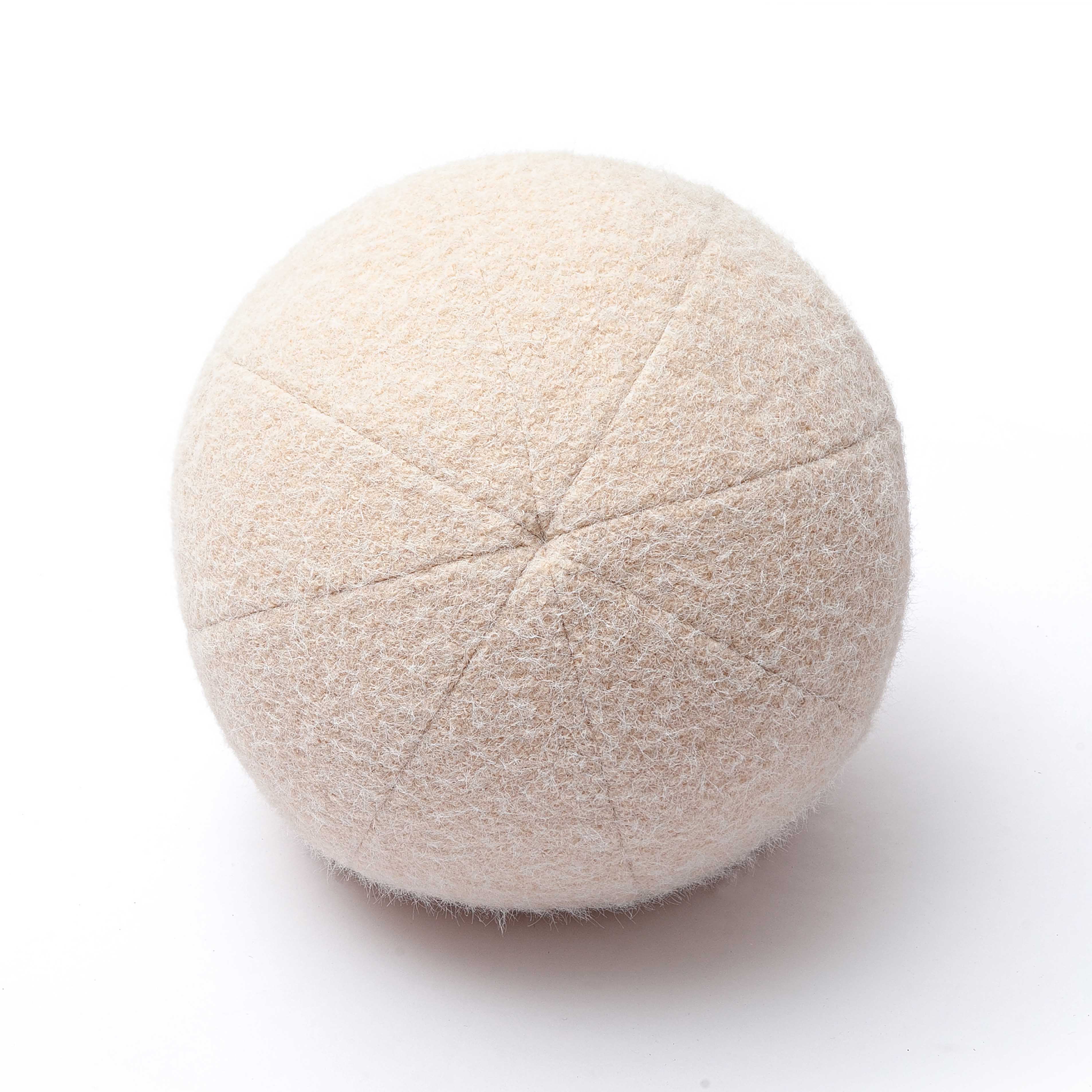 Boba Long Mohair Ball Throw Pillow (9"-14")