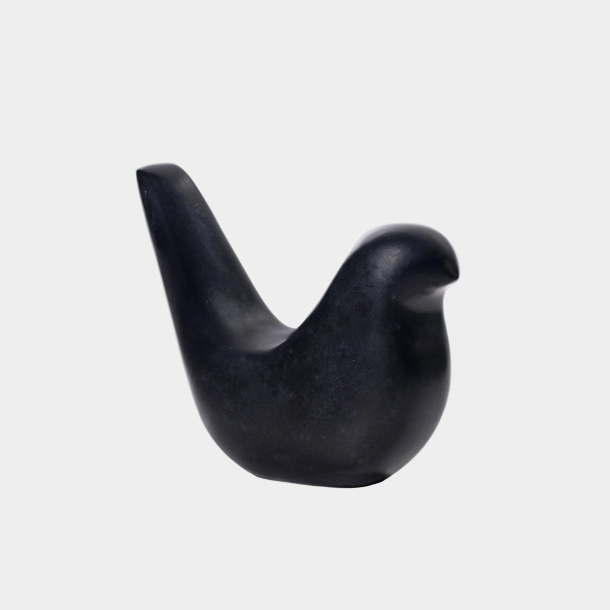 Black Marble Bird Statue