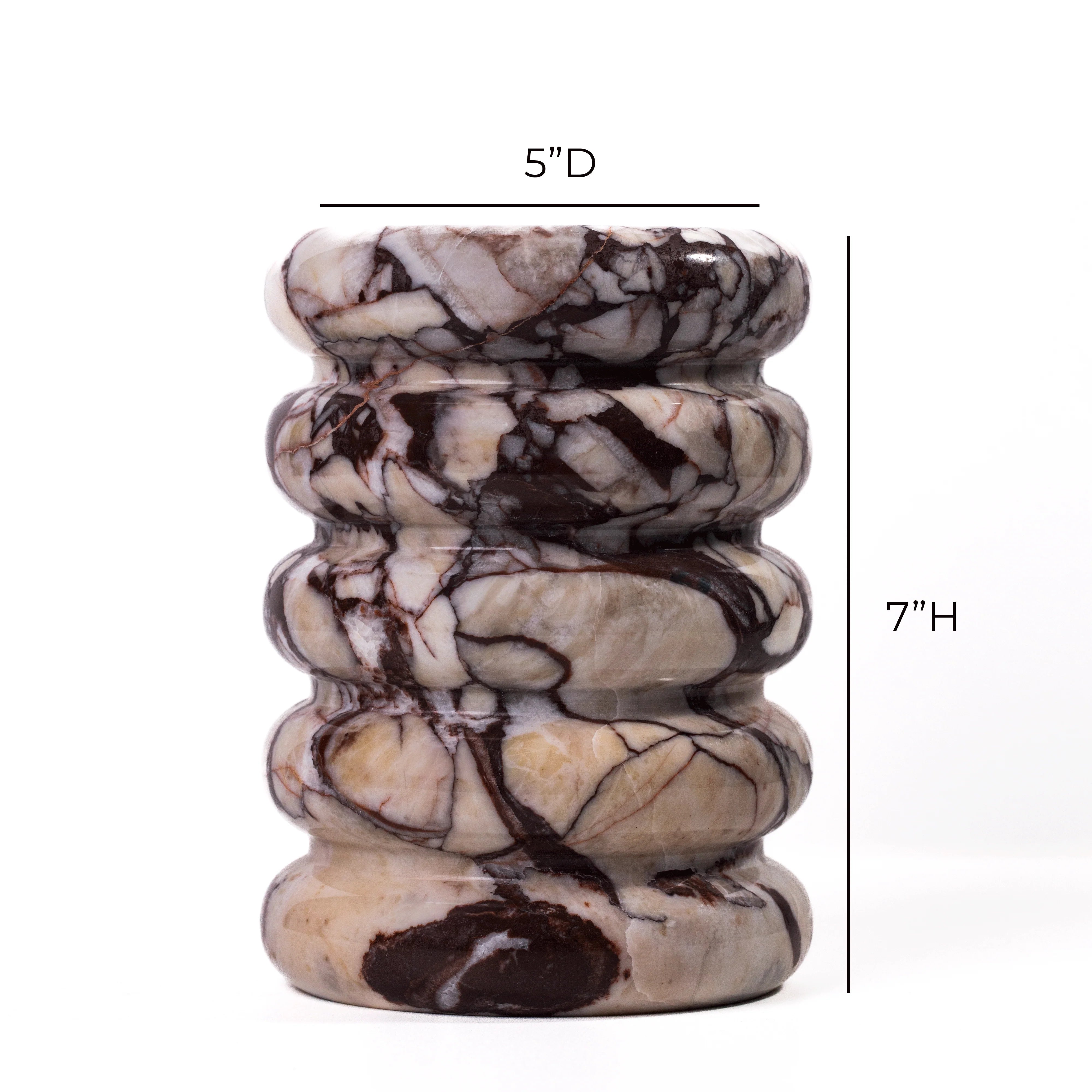 Marble Layered Decorative Vase