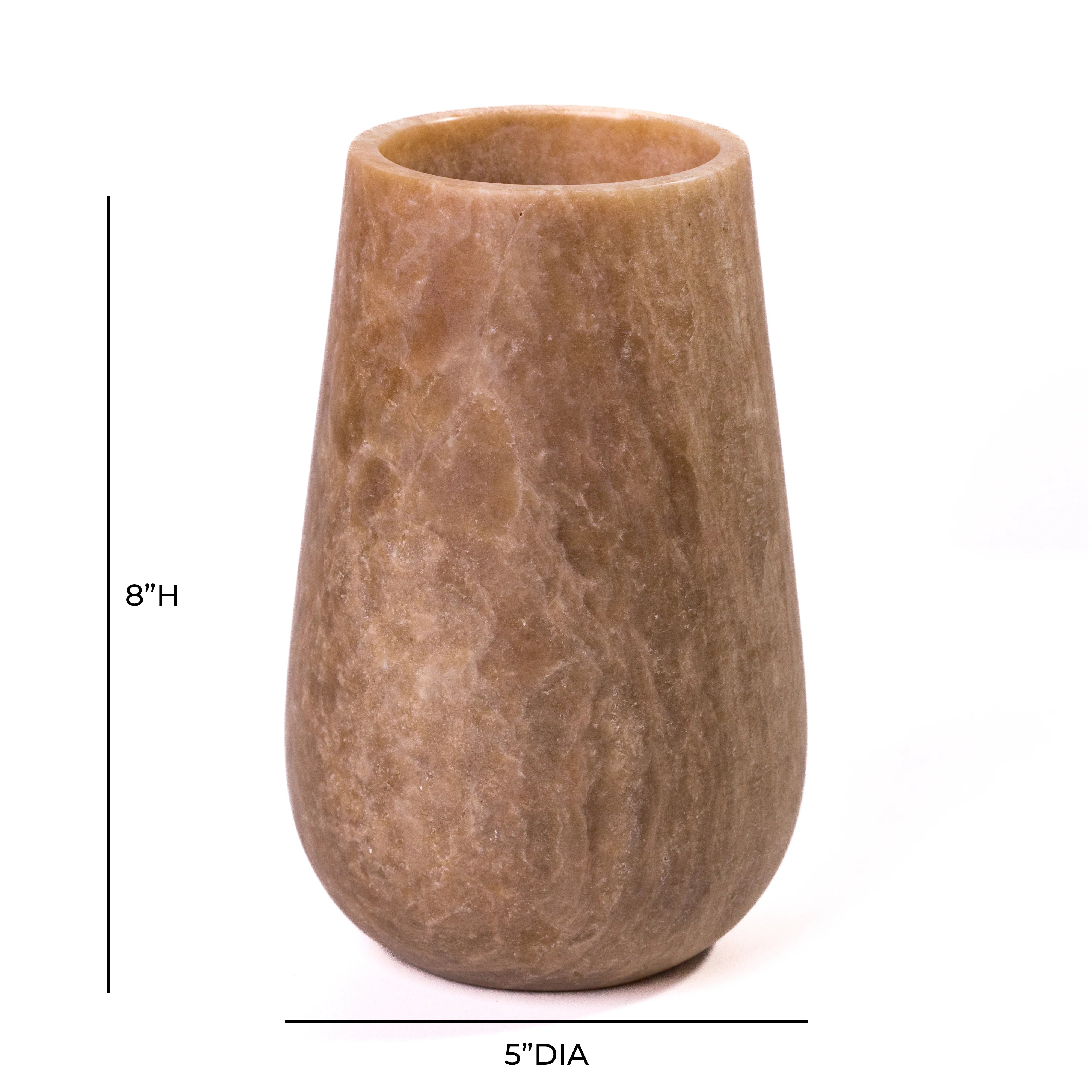 Onyx Marble Silo Decorative Vase