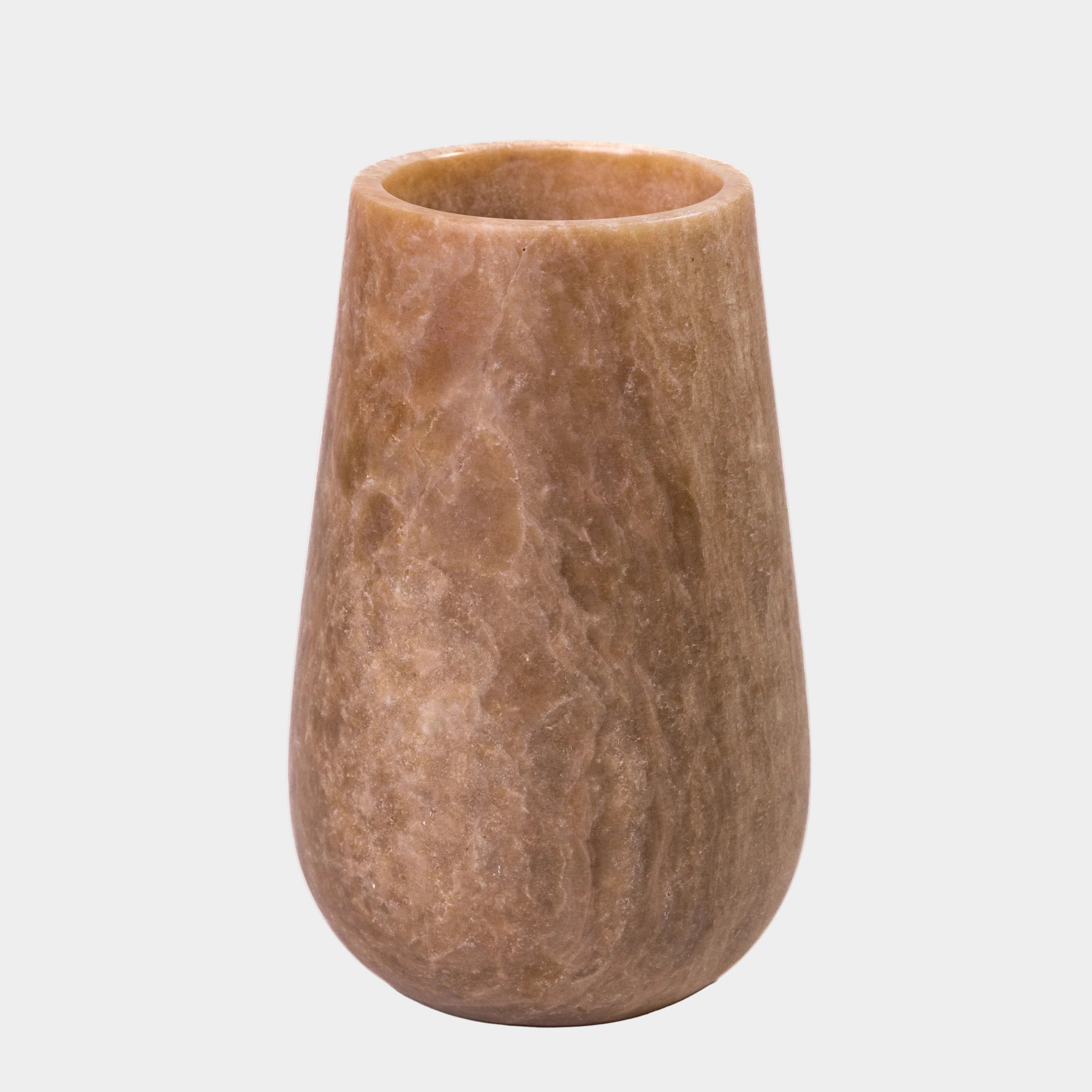 Onyx Marble Silo Decorative Vase