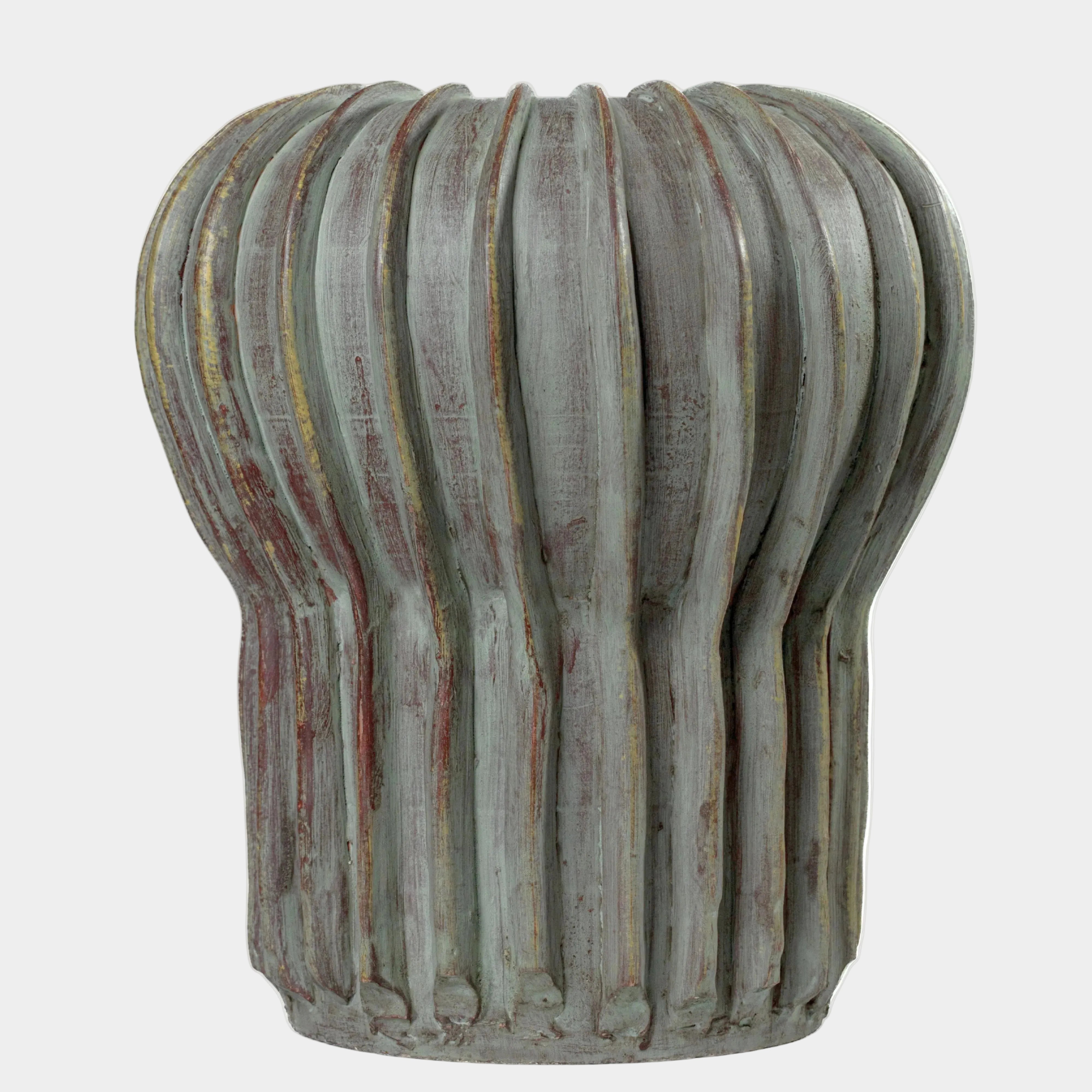 Visha Grey Green Terracotta Decorative Vase