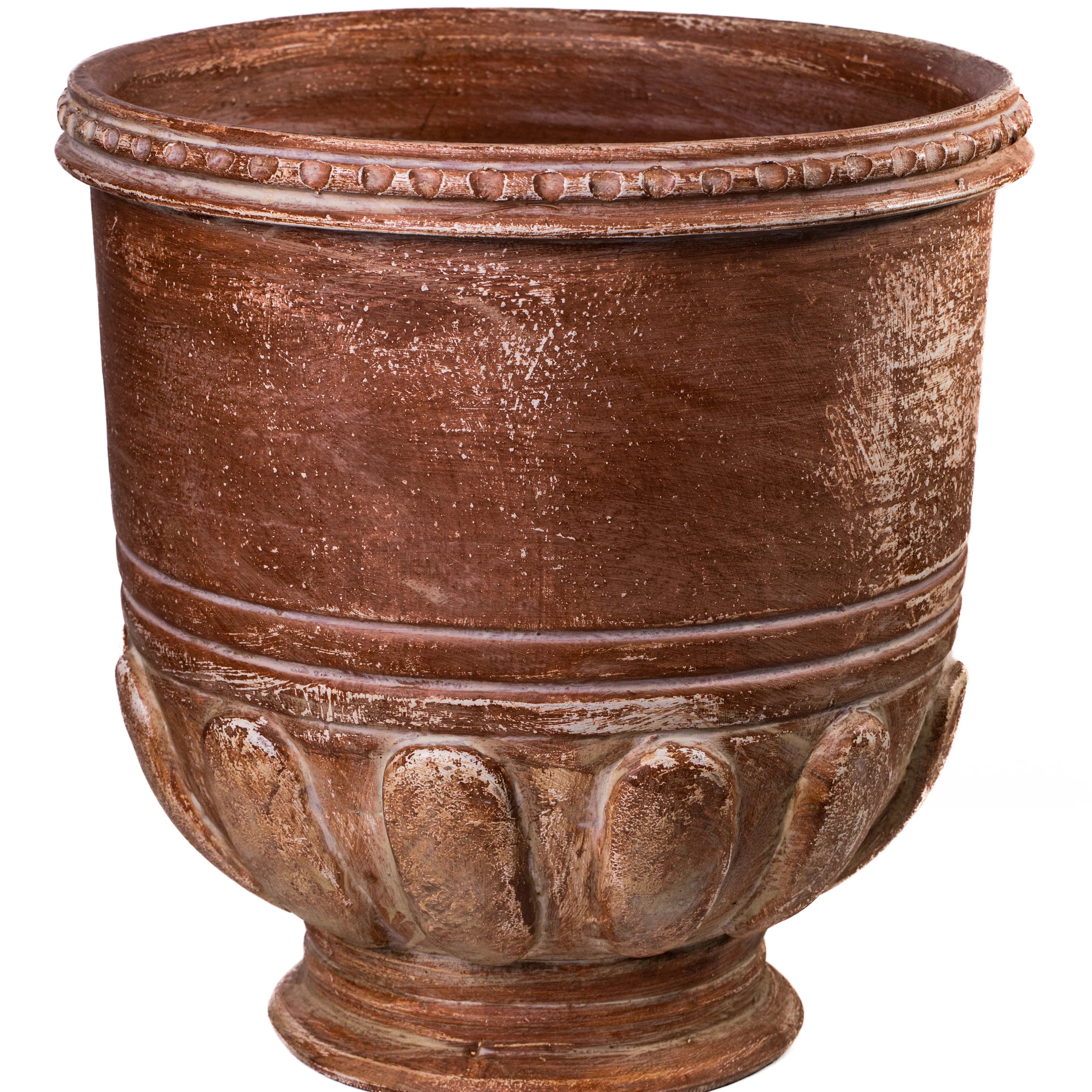 Visha Grecian Terracotta Decorative Vase