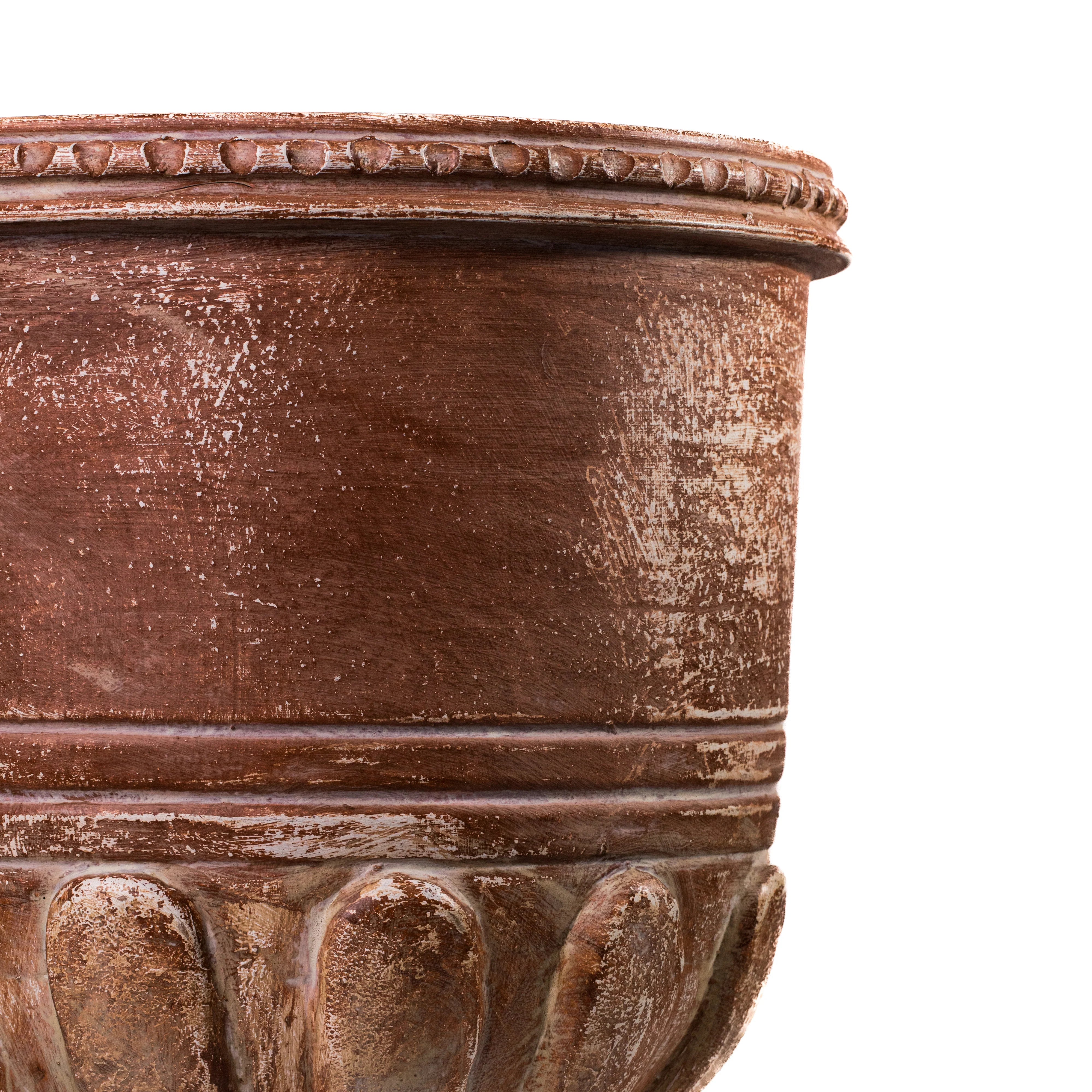 Visha Grecian Terracotta Decorative Vase