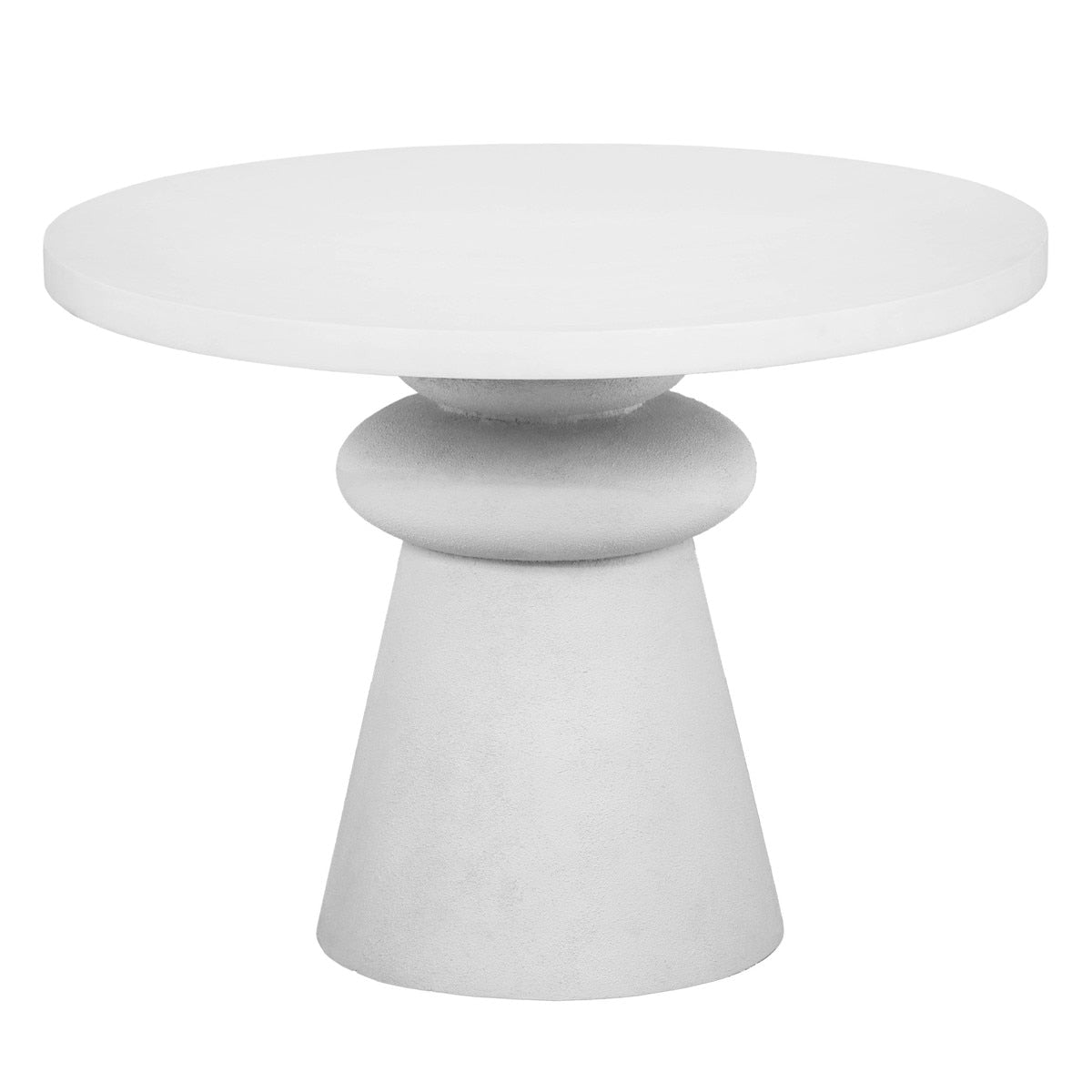 Lupita White 42" Round Dinette Table