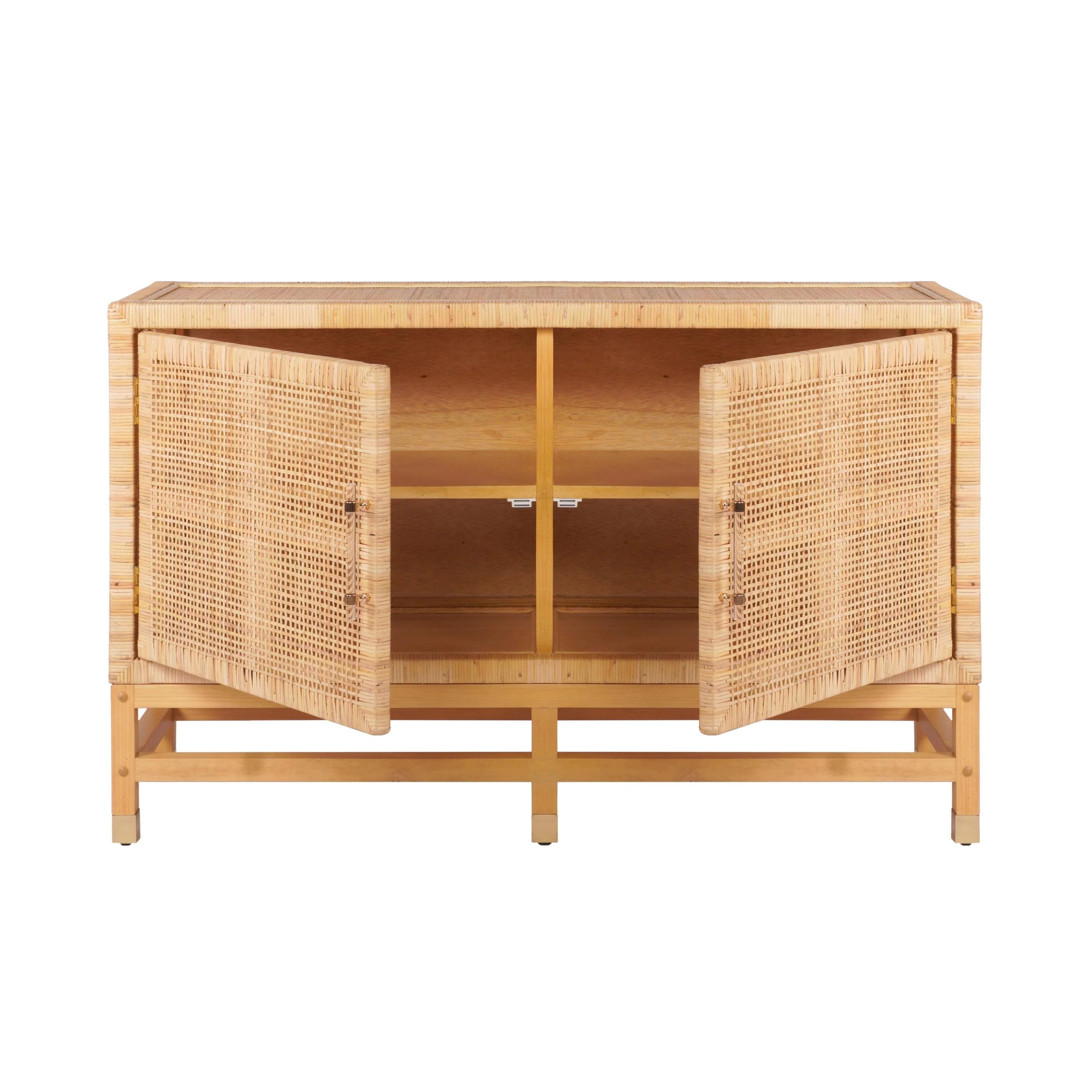 Amara 54" Woven Rattan Buffet