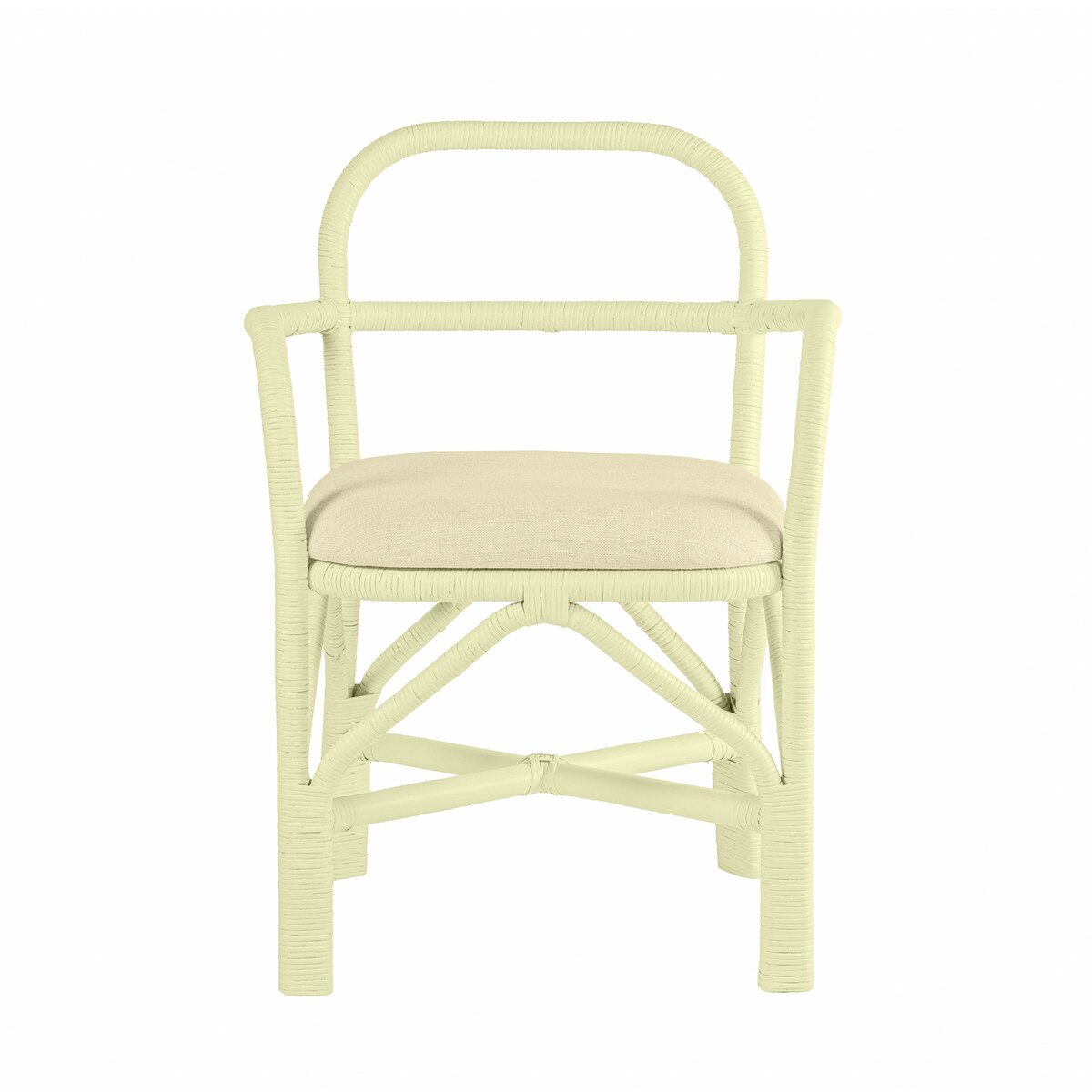 Ginny Cream Rattan Dining Chair