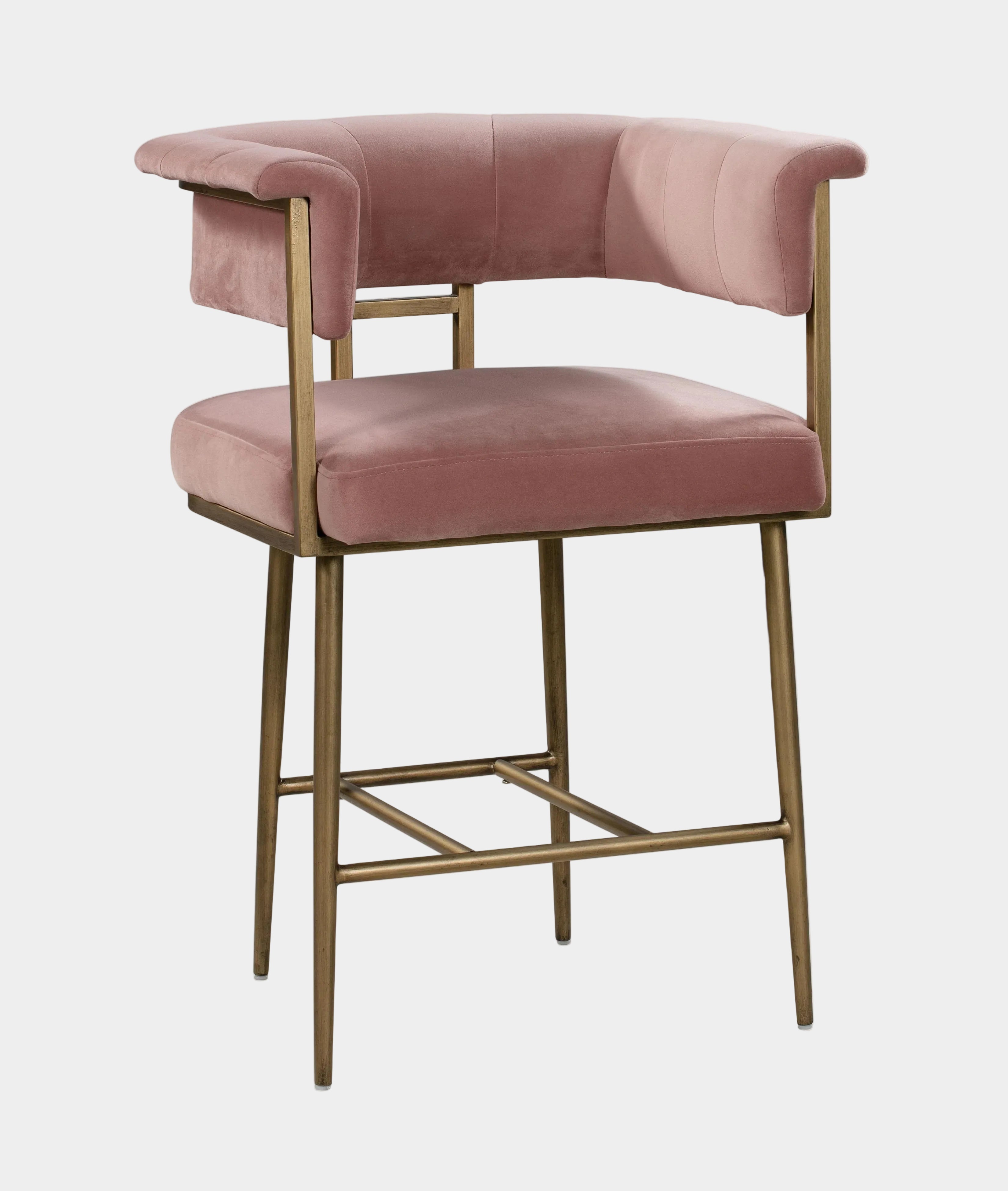 Astrid Performance Velvet Stool