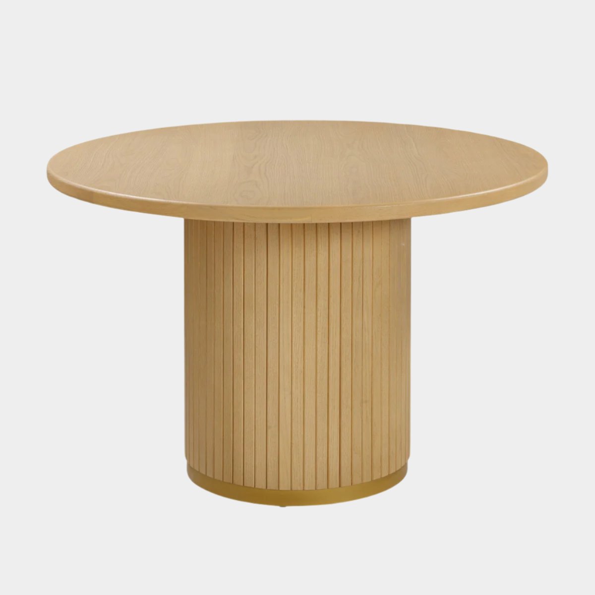 Chelsea Natural Oak Wood Round Dining Table