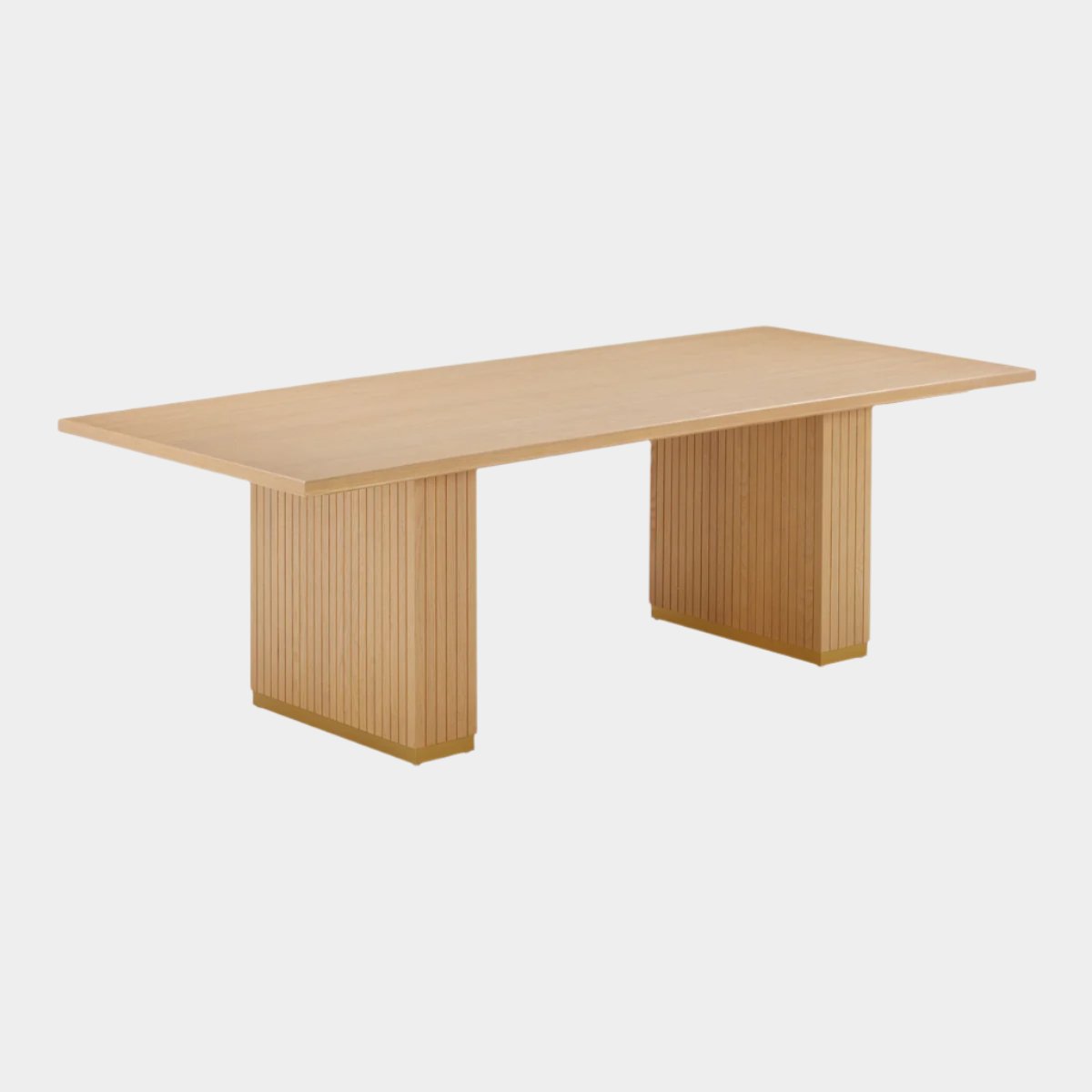 Chelsea Natural Oak Wood Rectangular Dining Table