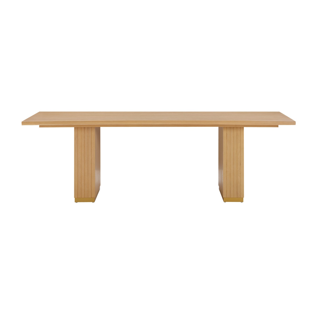 Chelsea Natural Oak Wood Rectangular Dining Table