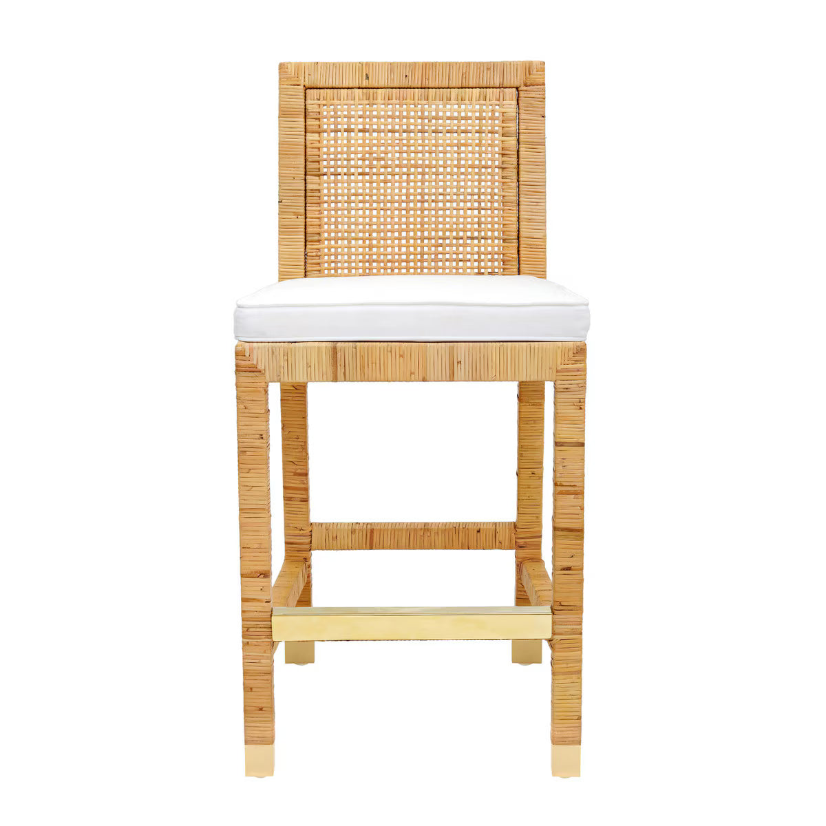 Amara Rattan Performance Fabric Counter Stool