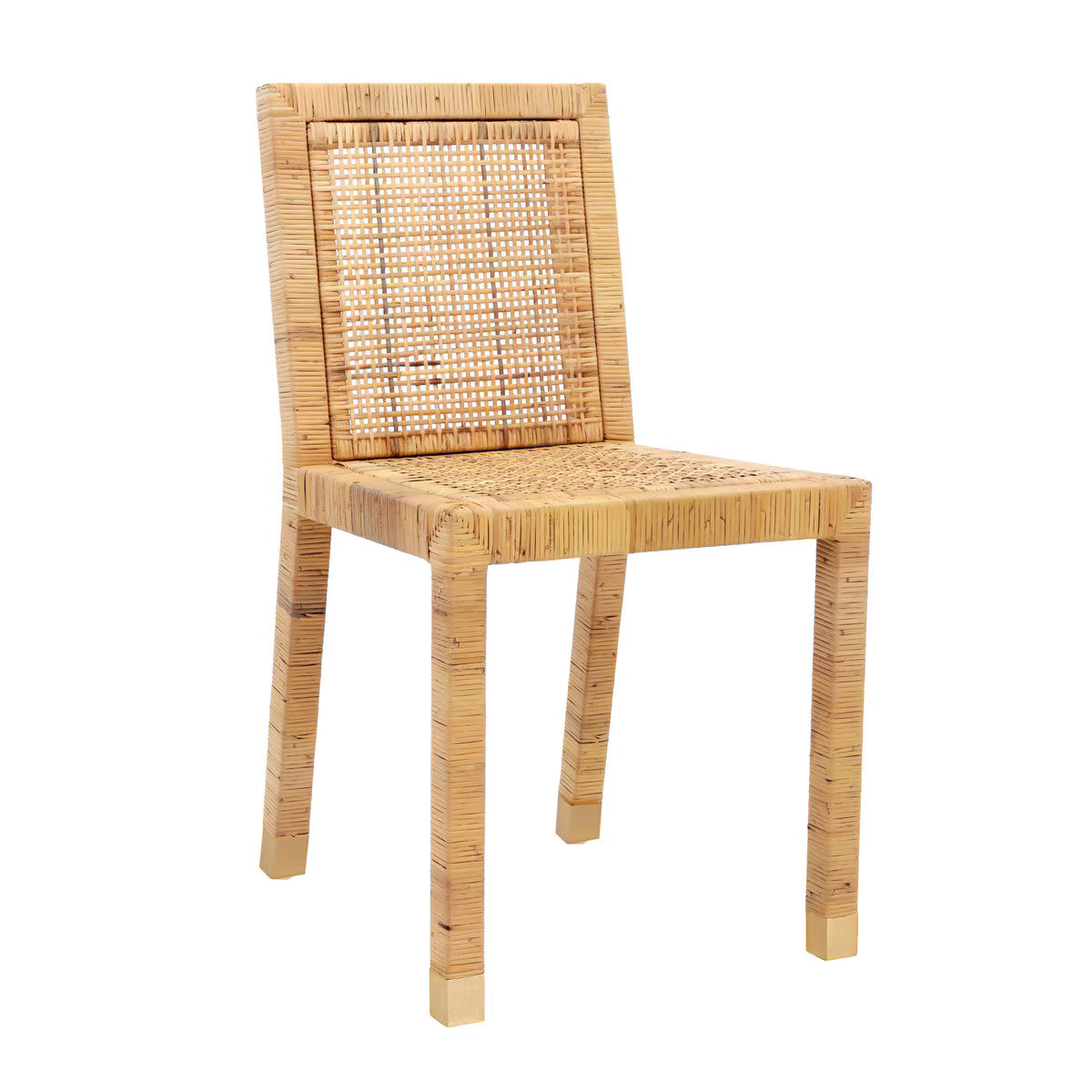 Amara Rattan Performance Fabric Dining Chair