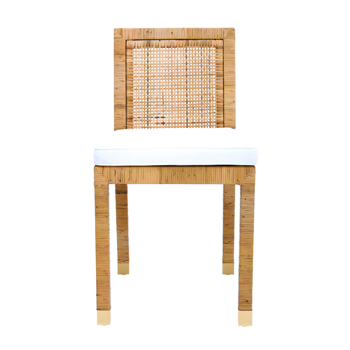 Amara Rattan Performance Fabric Dining Chair